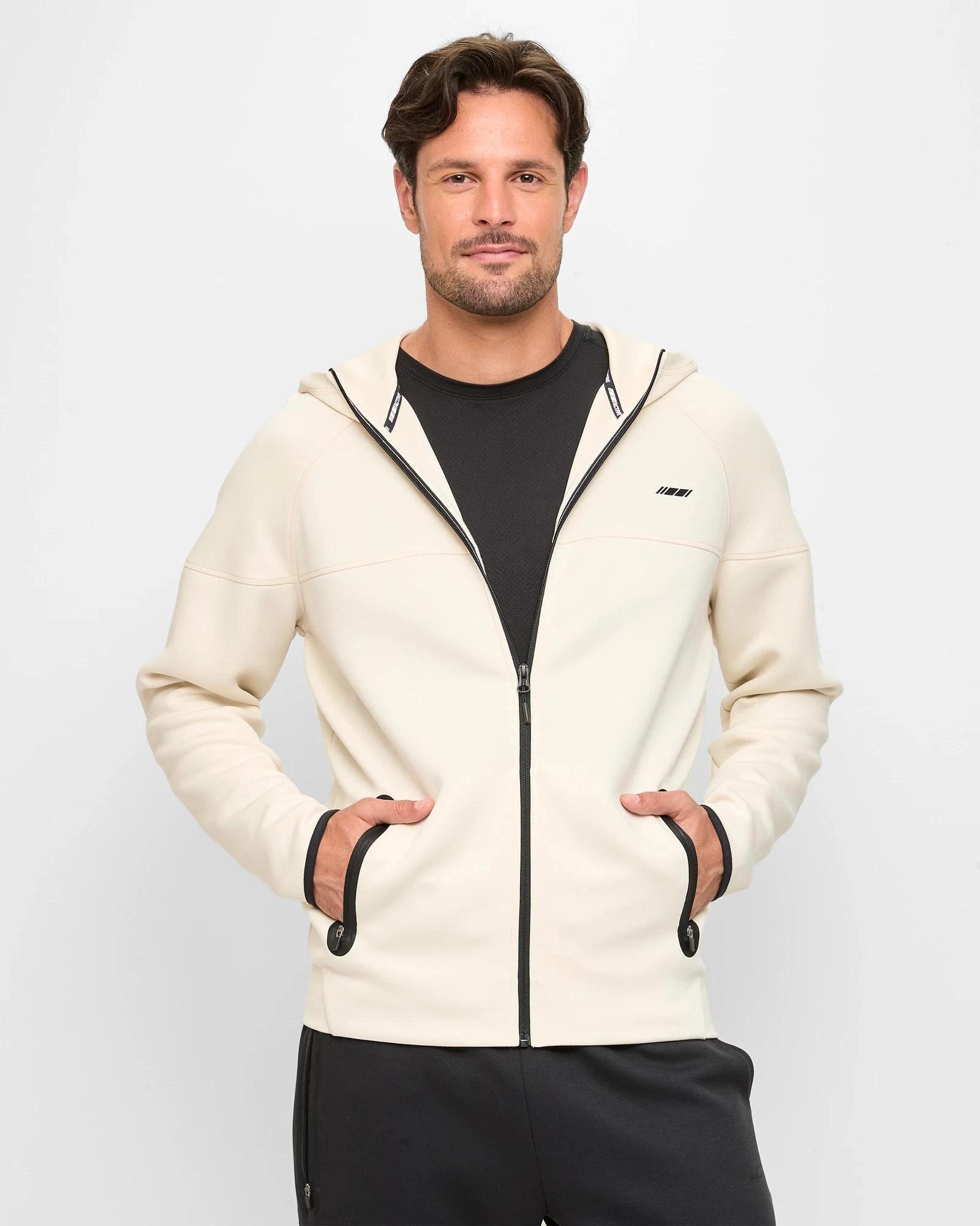 1 Target Active Active Australian Cotton Blend Tech Pullover Hoodie WHITE, 1 of 7