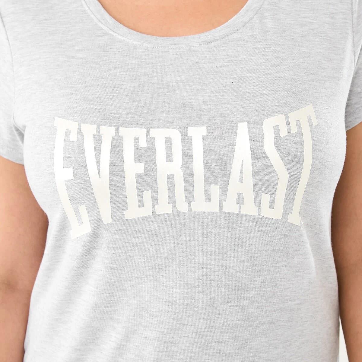 5 Everlast Womens Scoop Neck T-shirt Grey Marle, 5 of 6