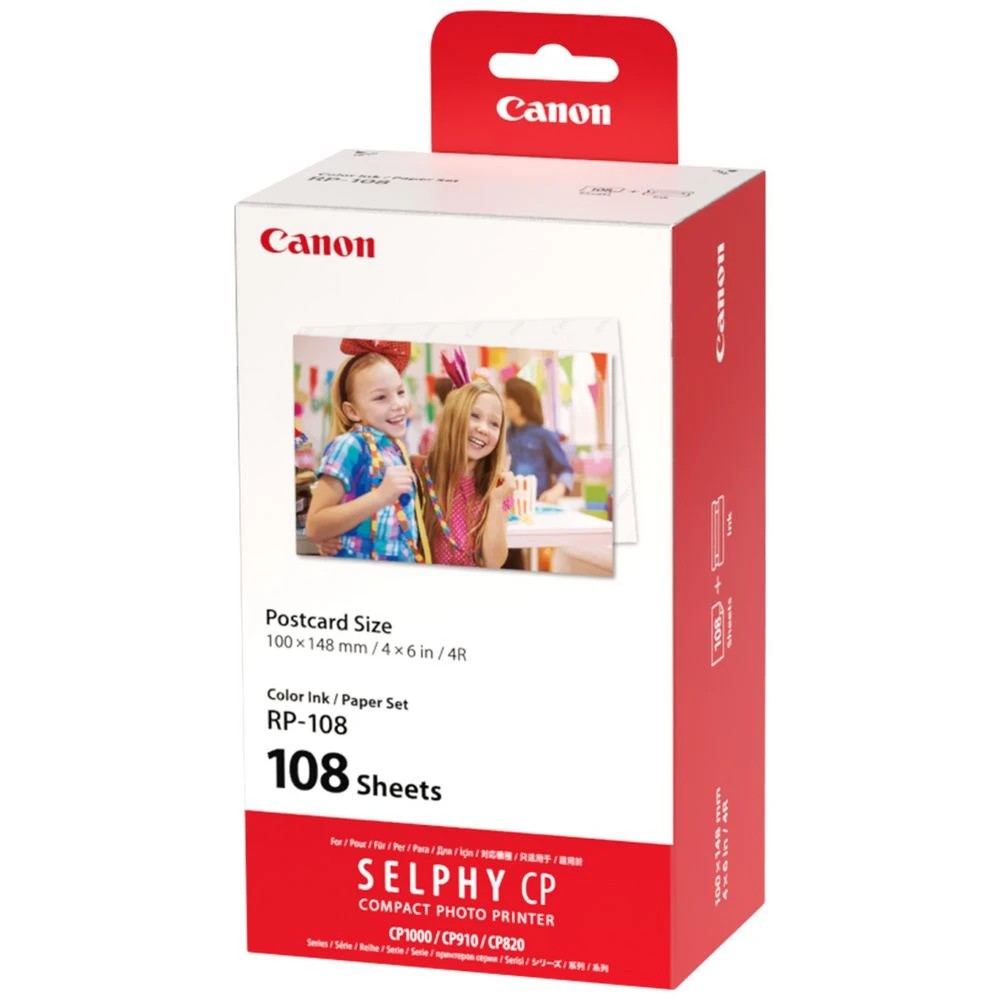 2 Canon SELPHY RP-108 Color Ink/Paper Set 108 Sheets, 2 of 3