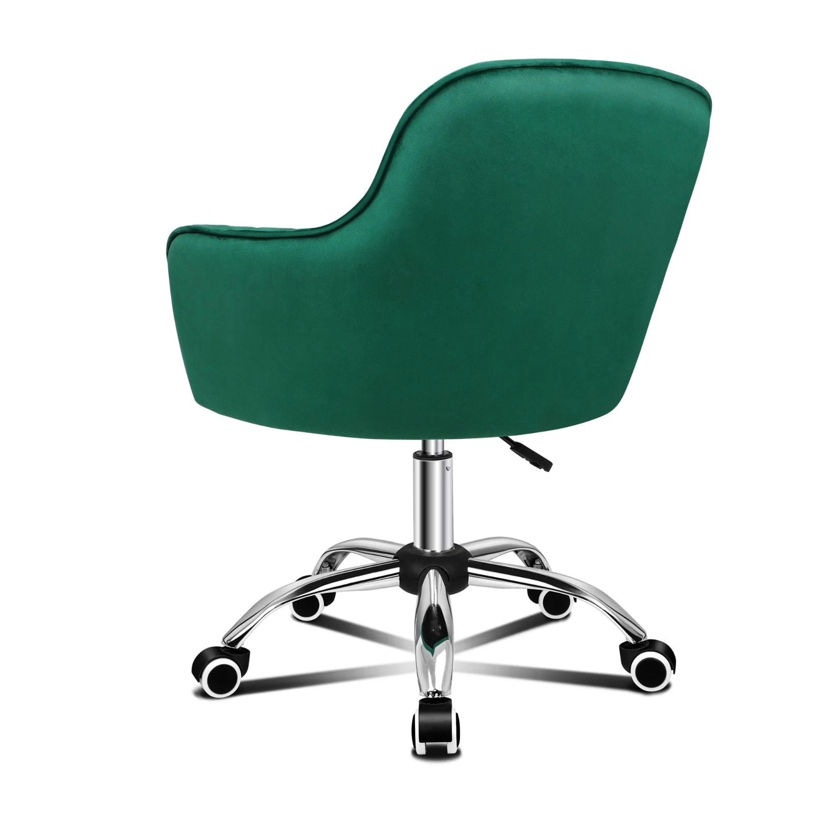 3 Alfordson Velvet Office Chair Computer Swivel Armchair Work Adult Kids - Green, 3 of 10
