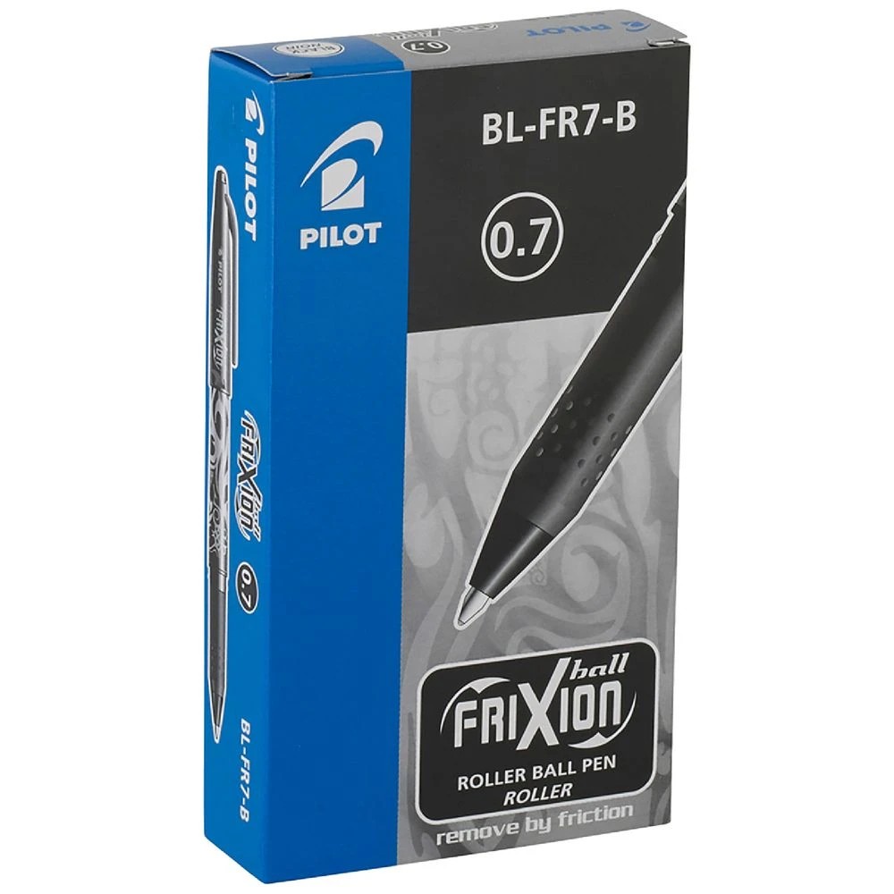 1 PILOT Frixion Ball Erasable Gel Pen 0.7mm Black 12 Pack, 1 of 4