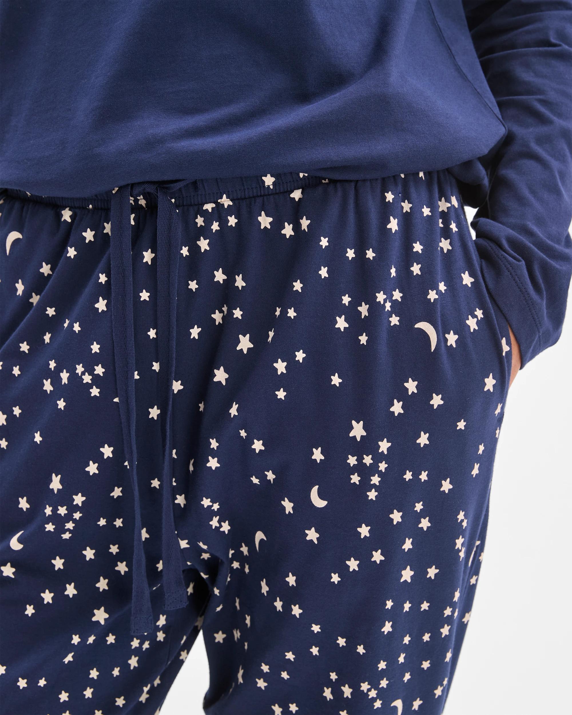 6 Target Woman Australian Cotton Printed Sleep Joggers MOON & STARS, 6 of 6