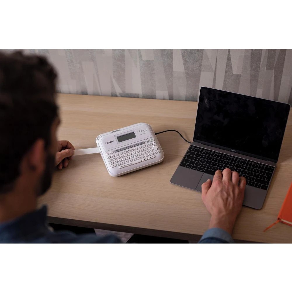 7 Brother PTD410 Desktop Label Printer White, 7 of 10