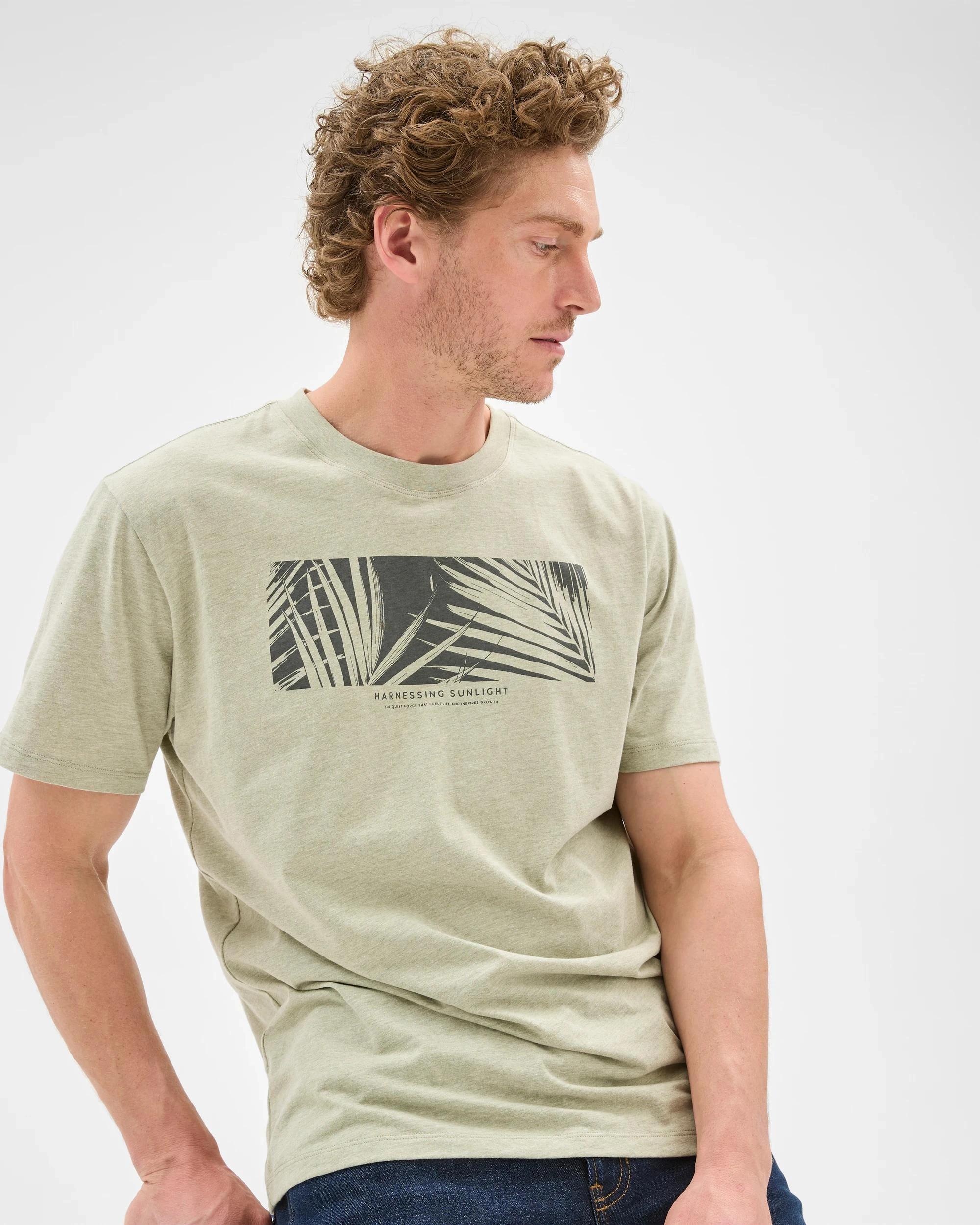 5 Target Australian Cotton Blend T-Shirt SEAGRASS MARLE, 5 of 6