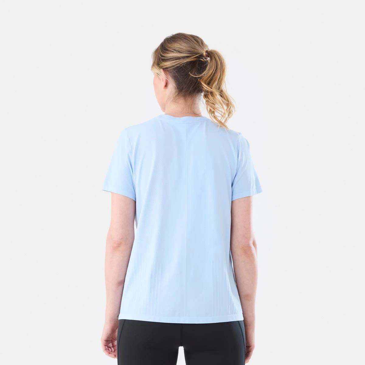 3 Active Womens Seamfree Crew Neck T-shirt MELODY BLUE, 3 of 6