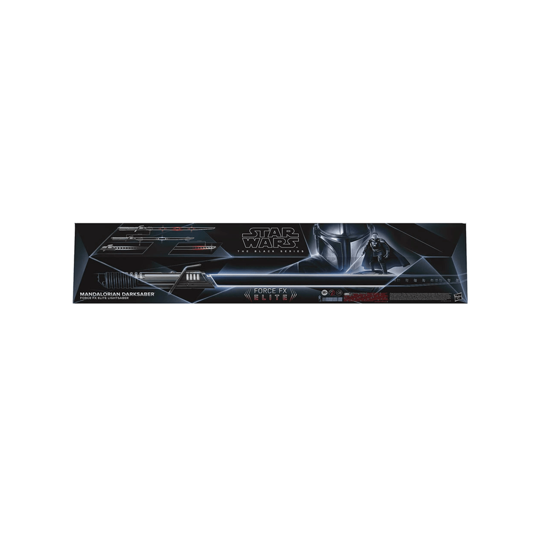 1 Hasbro Star Wars The Black Series Mandalorian Darksaber Force FX Elite Lightsaber, 1 of 8