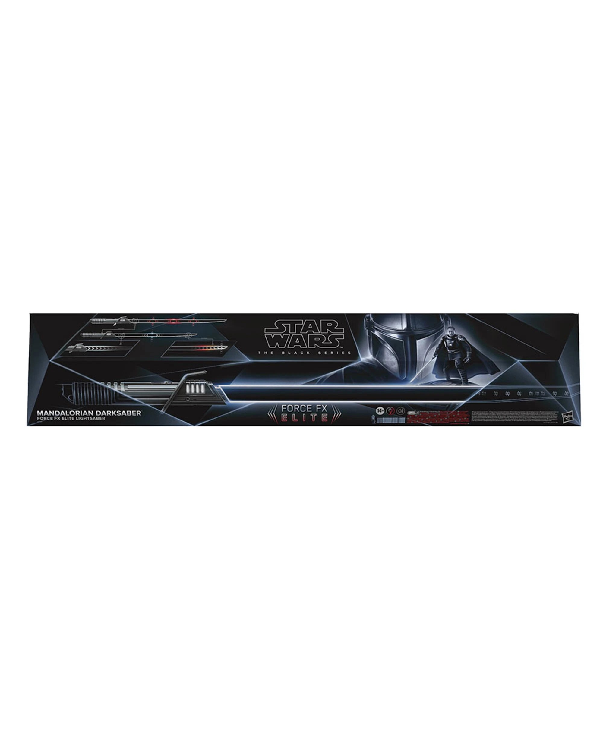 1 Star Wars The Black Series Mandalorian Darksaber Force FX Elite Lightsaber, 1 of 8