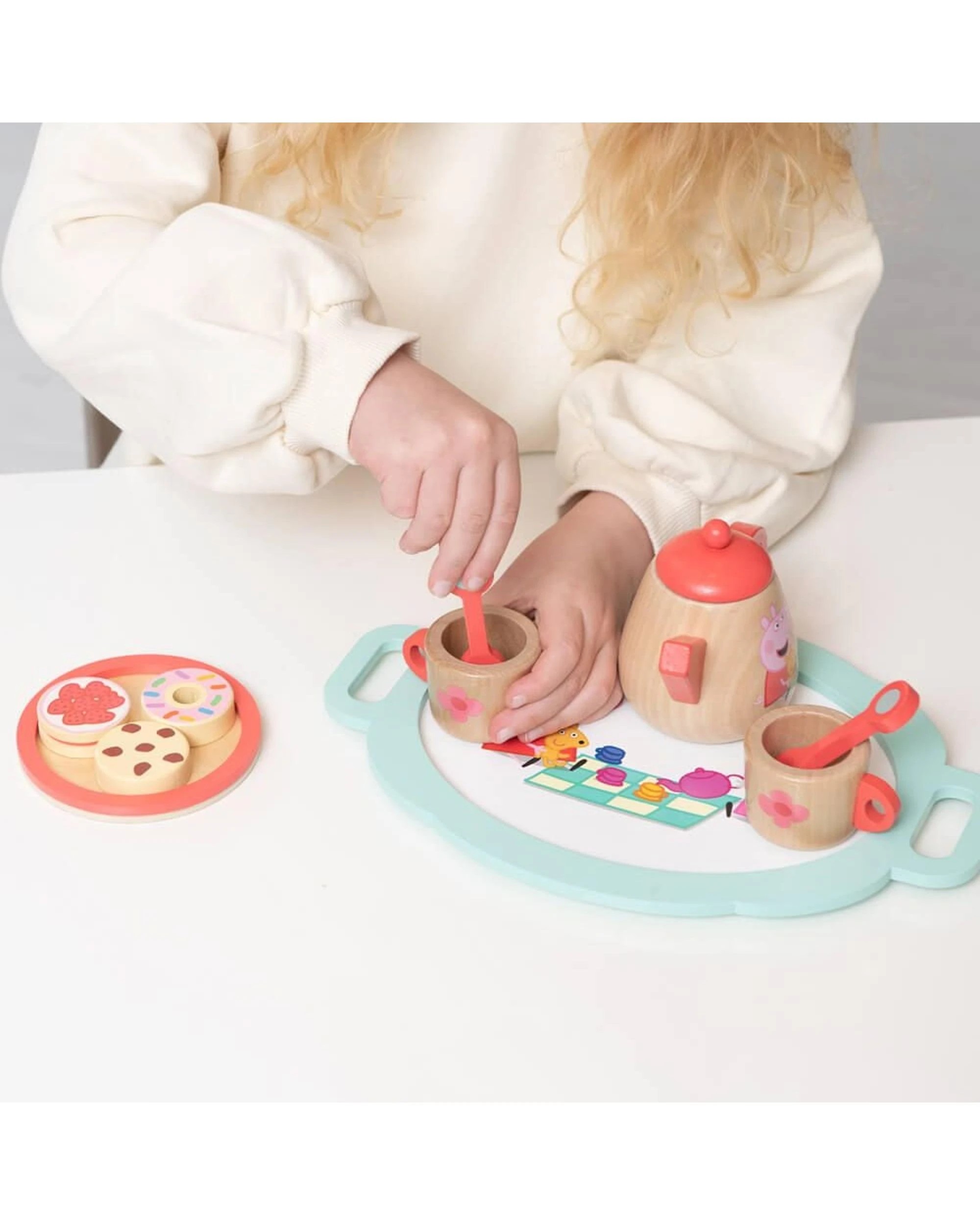 6 Peppa Pig Wooden Tea Set, 6 of 6