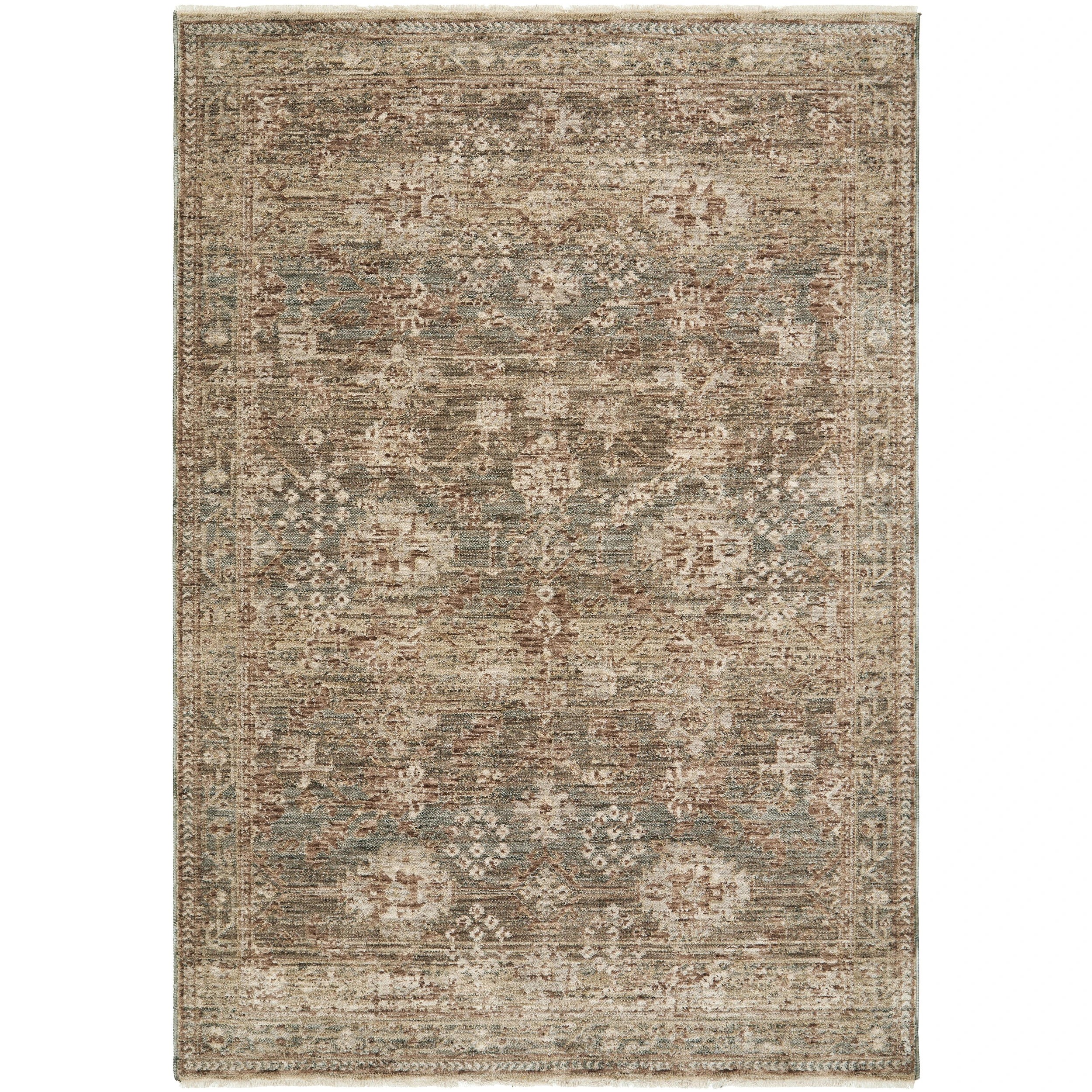 1 Common Ground Rugs Aegean 29 310x240cm - Green, 1 of 8