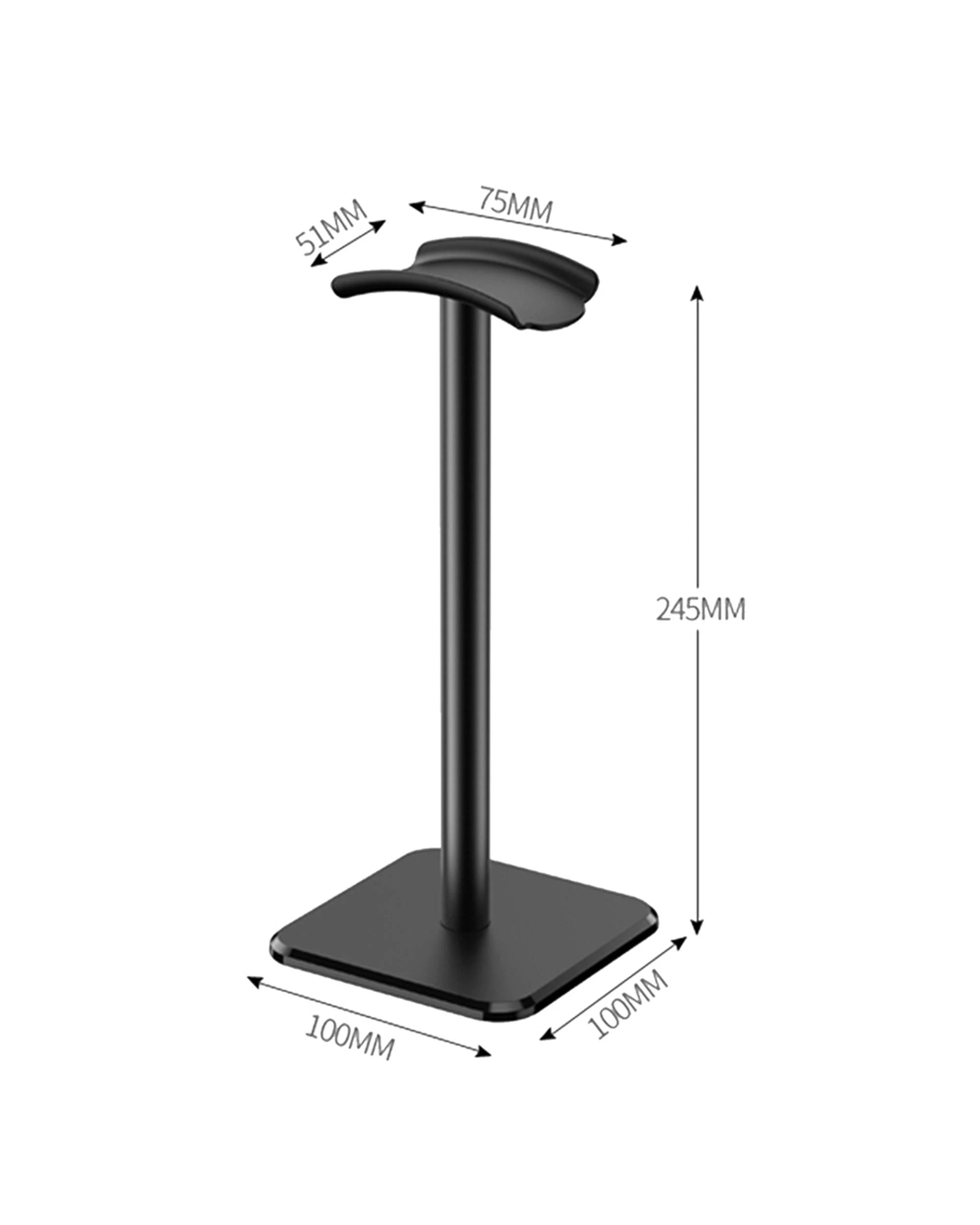 4 Playmax Aluminum Headset Stand - Black, 4 of 6