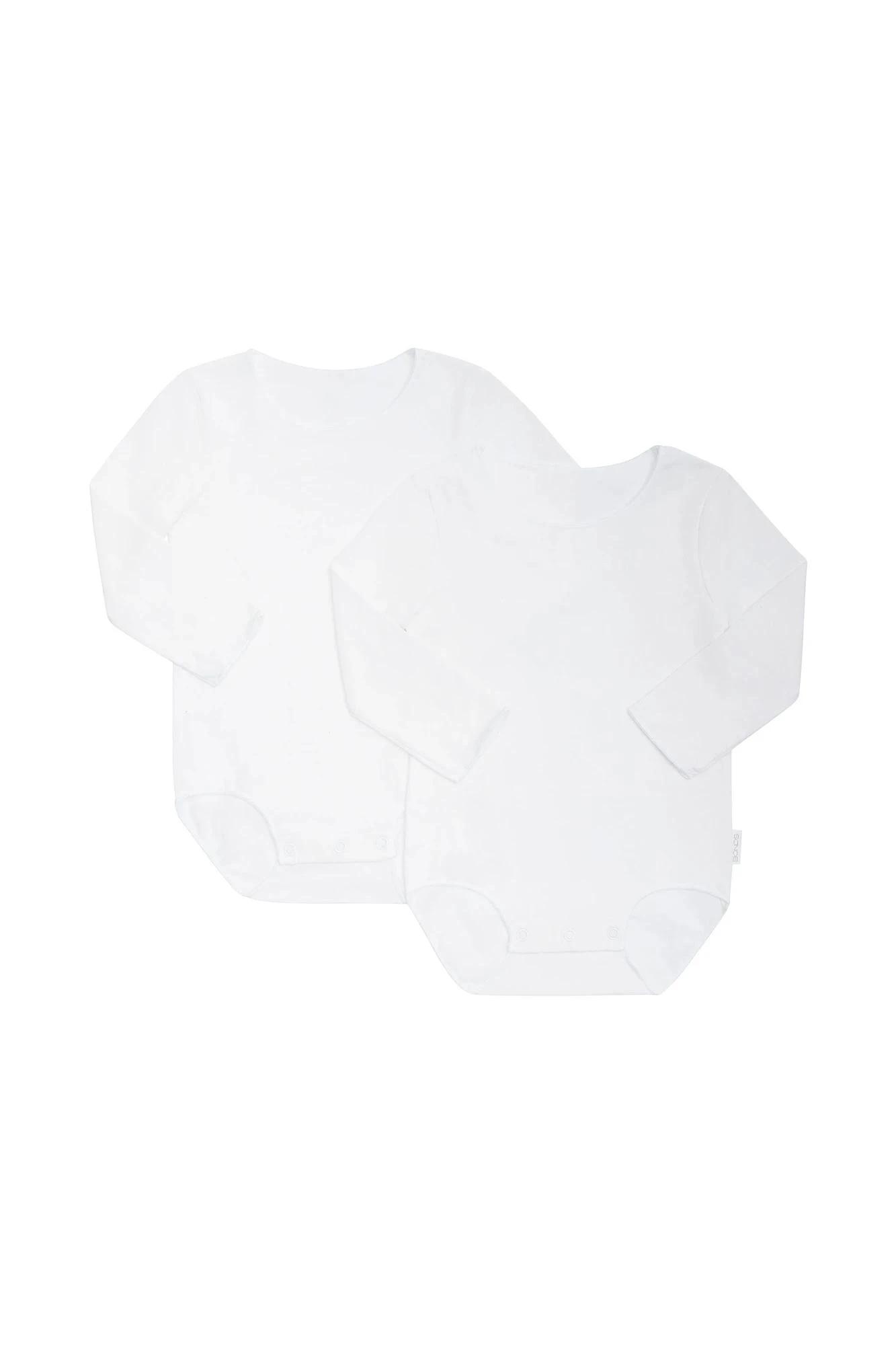 1 2 Pack Bonds Baby Wonderbodies Bodysuits WHITE, 1 of 4