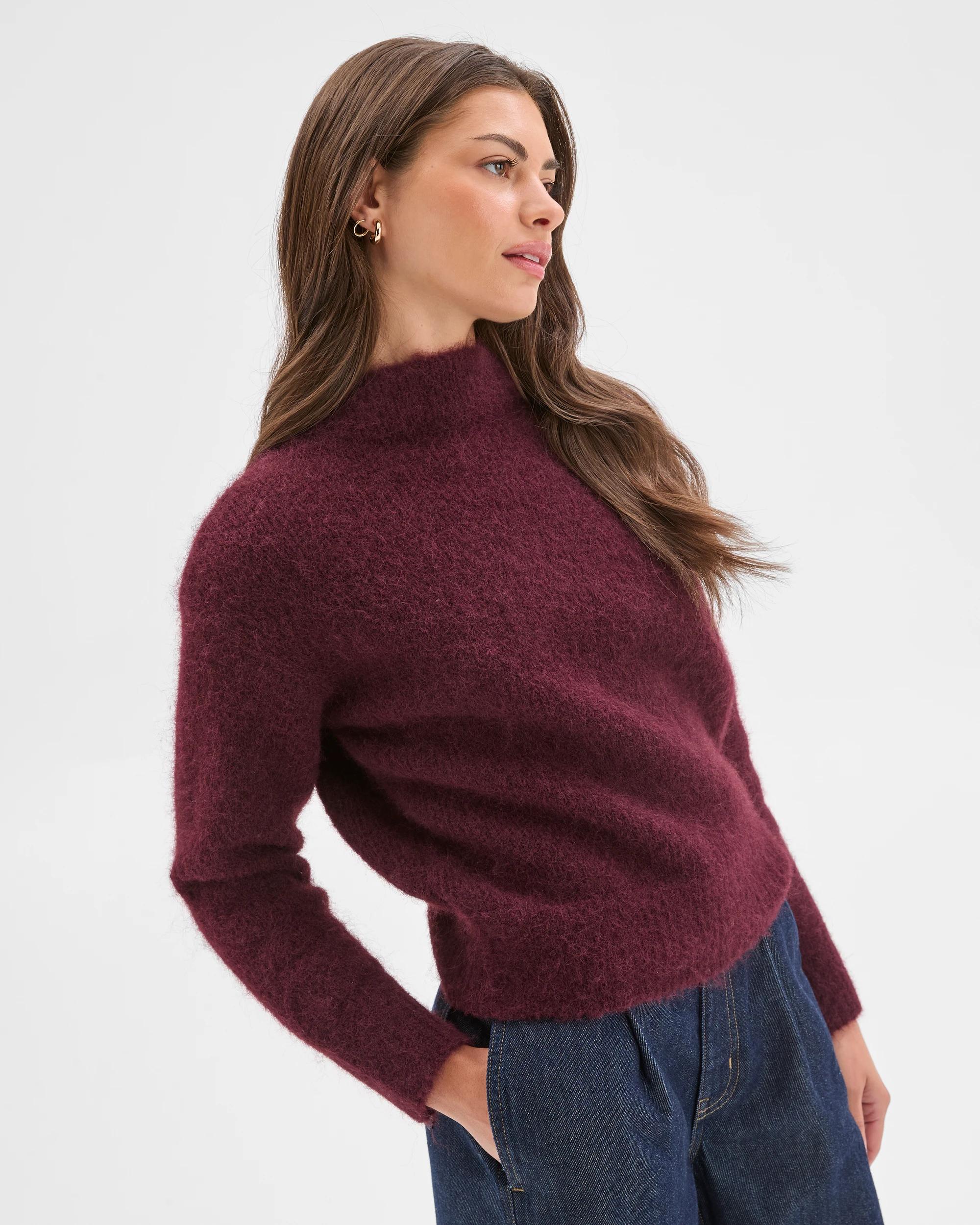 5 Target Petites Petites Plush Knit Jumper PINOT, 5 of 7