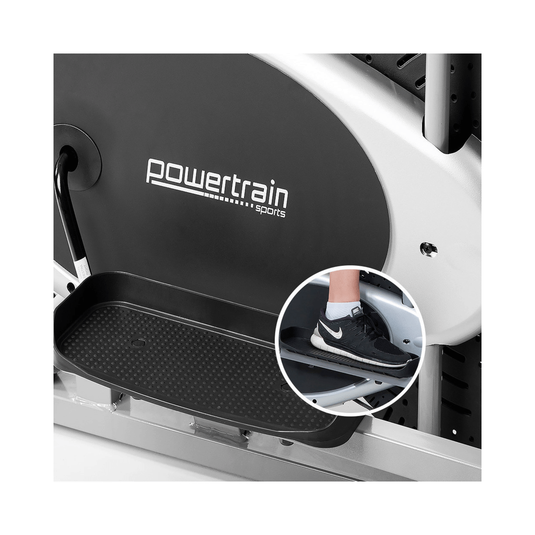 6 Powertrain 3-in-1 Elliptical Cross Trainer Exercise Bike Resistance Bands Cardio, 6 of 10