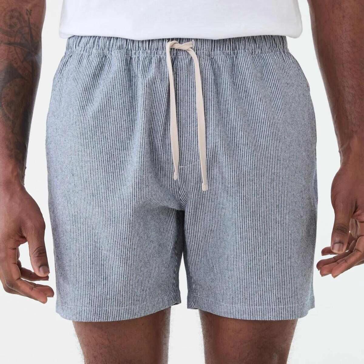 1 Textured Volley Shorts SUMMER STRIPE SKY CAPTAIN, 1 of 6