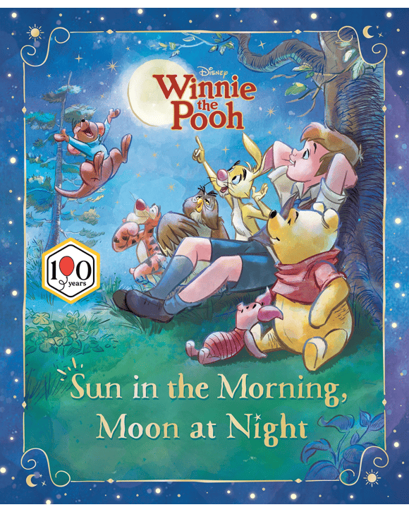 Disney Winnie the Pooh Sun in the Morning Moon at the Night - Book