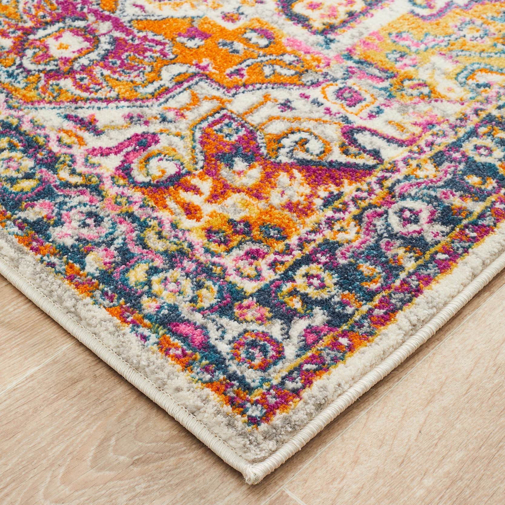 3 Common Ground Rugs Atlas 207 300x80cm - Medium Runner Rug - Natural, 3 of 7