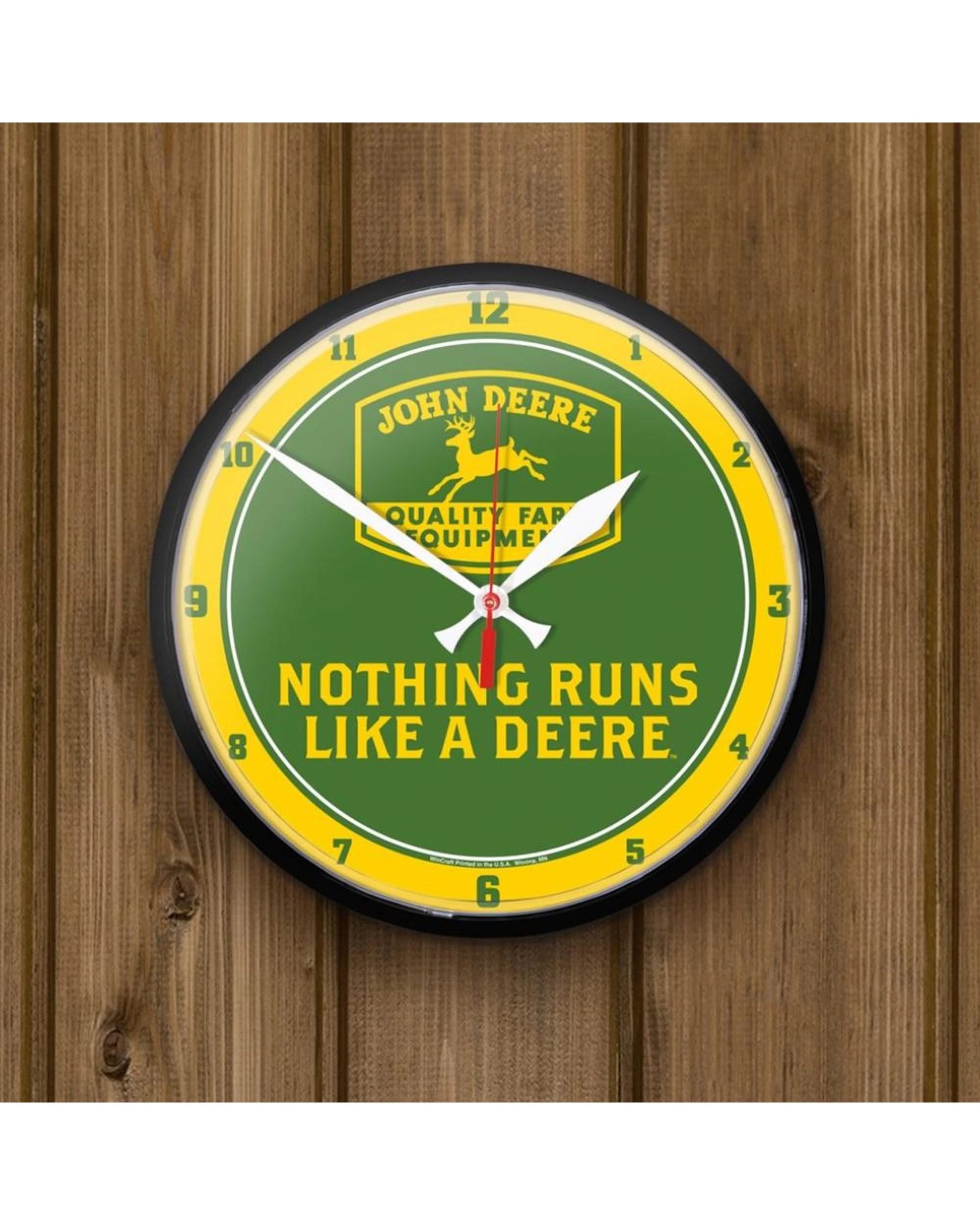 2 John Deere Nothing Runs Like a Deere 32cm Wall Clock, 2 of 2