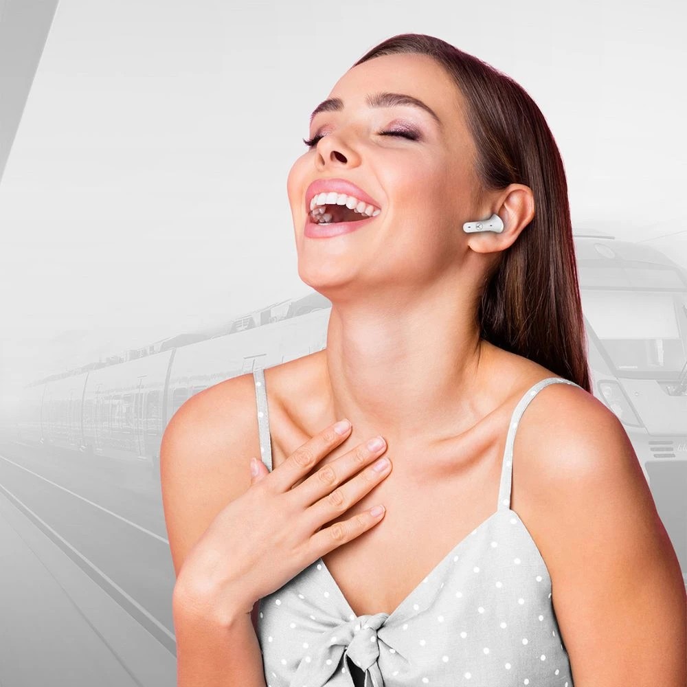 9 Bonelk Soundbuds Freedom True Wireless Soundbuds White, 9 of 9