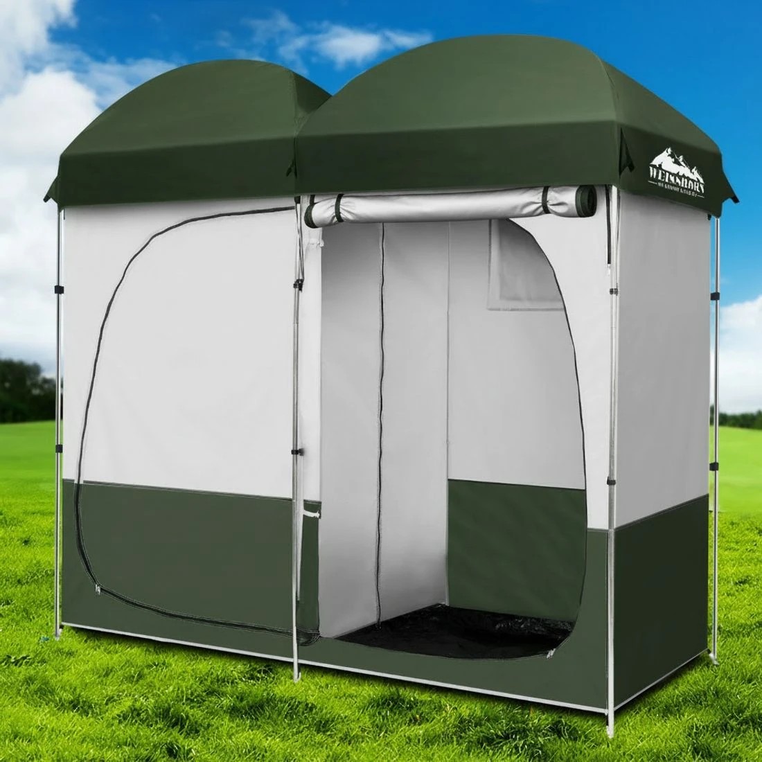 7 Weisshorn Double Camping Shower Toilet Tent Outdoor Portable Change Room - Multi, 7 of 7