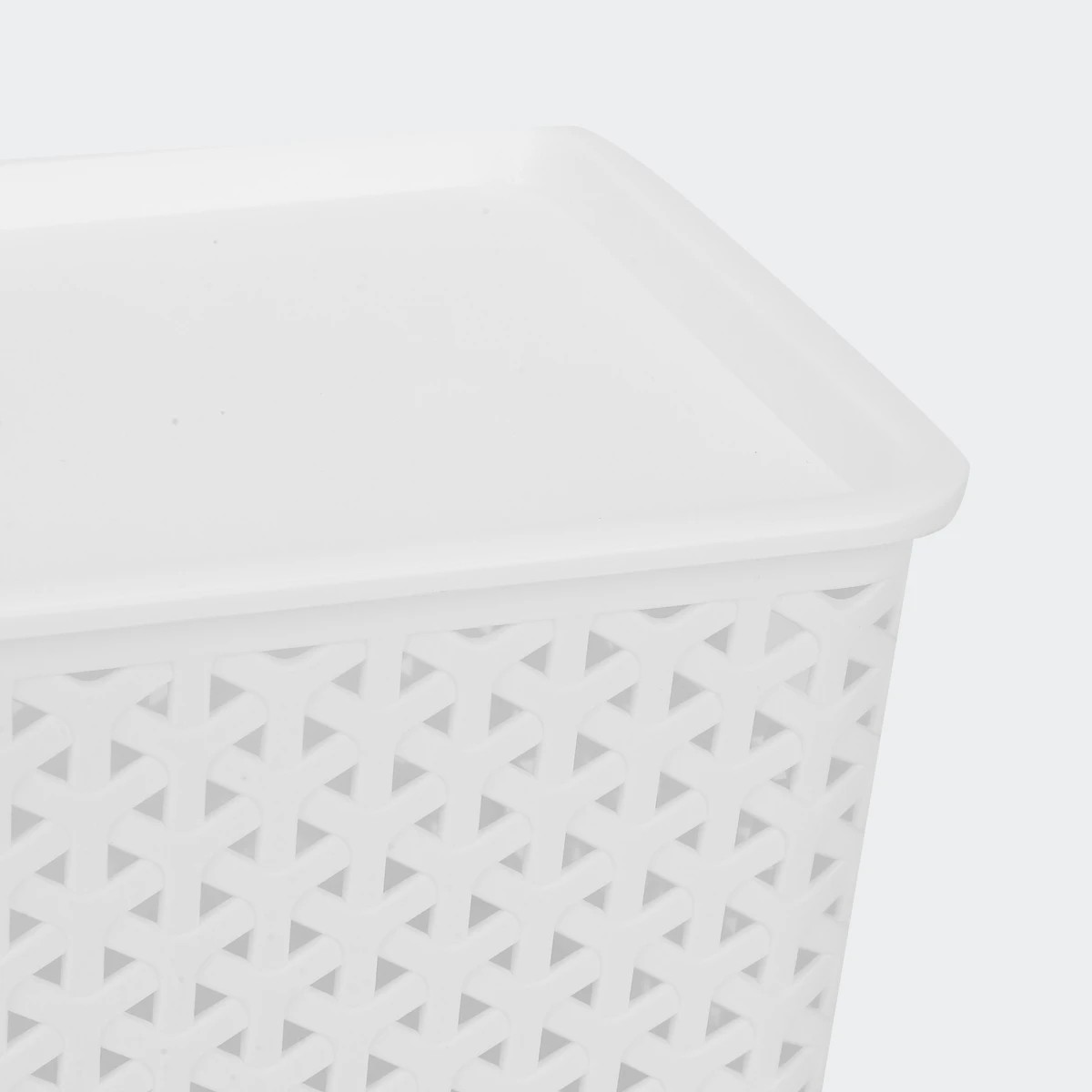 5 Storage Container with Lid Small - White, 5 of 7