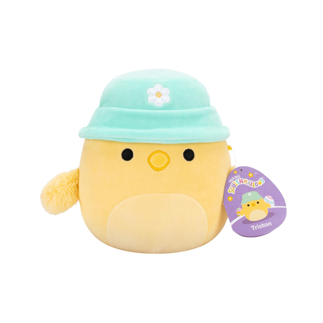 1 Kellytoy Squishmallows Easter Triston the Chick with Bucket Hat 7.5 inch Plush - Multi, 1 of 6