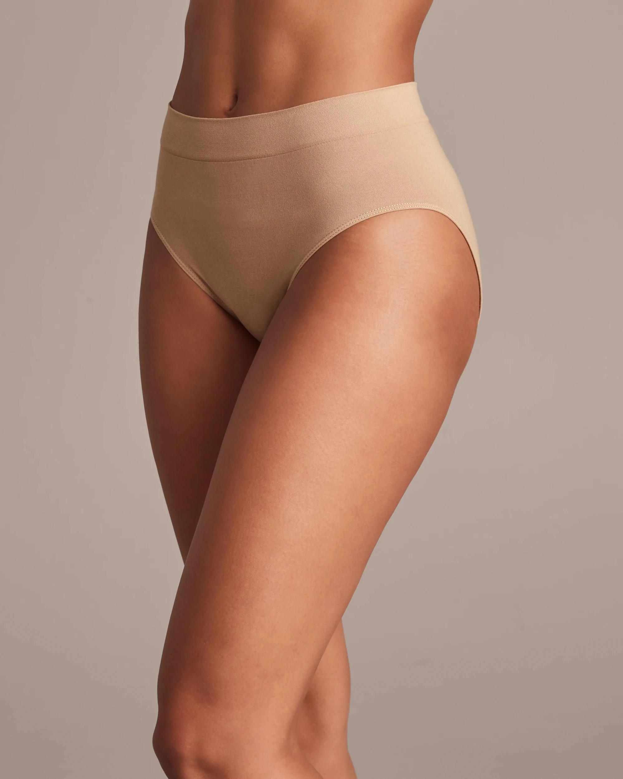 4 Target 2 Pack Cotton Seamfree Midi Briefs LATTE BROWN, 4 of 6