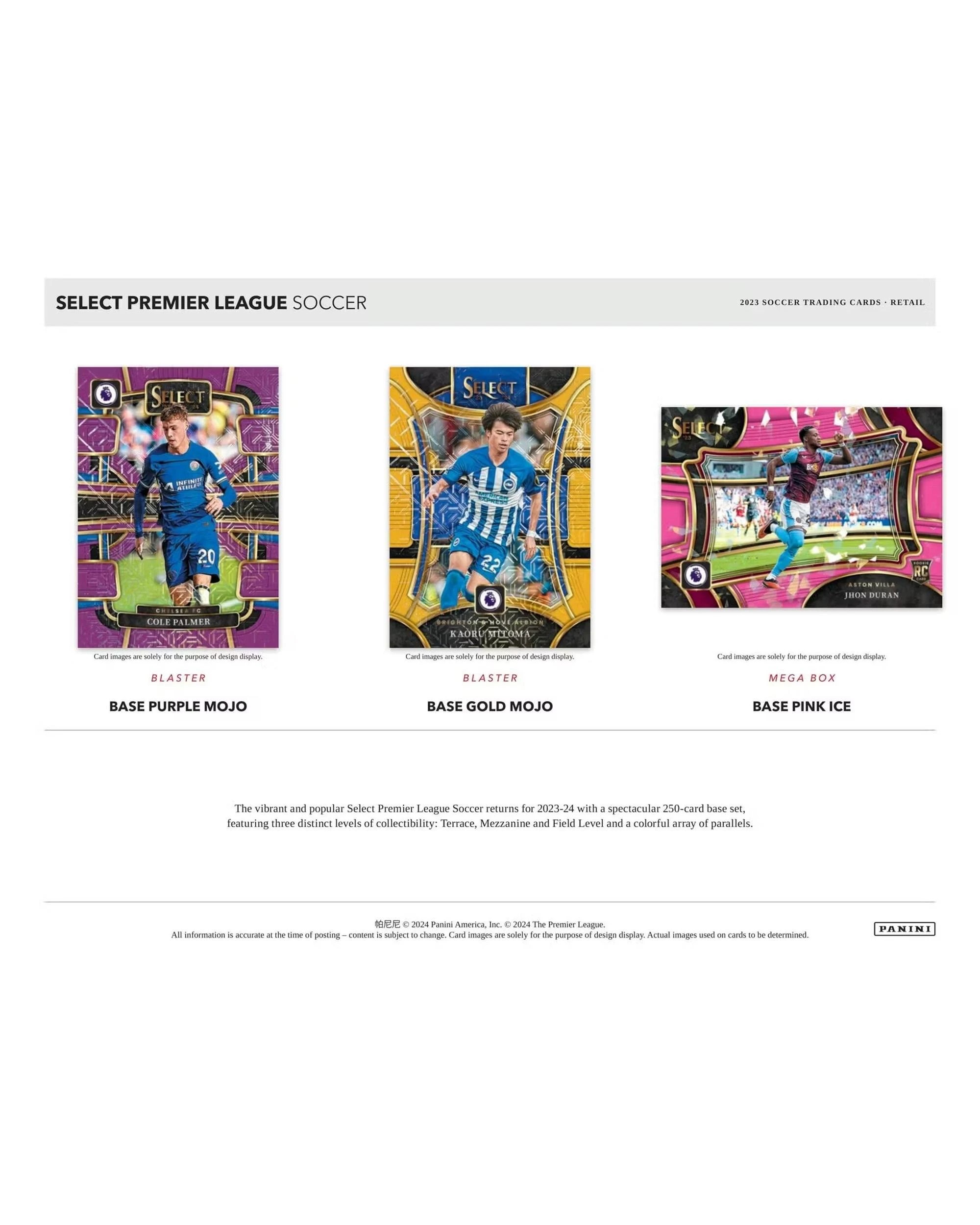 3 Panini 2023/2024 Select Premier League EPL Soccer Blaster Box, 3 of 5
