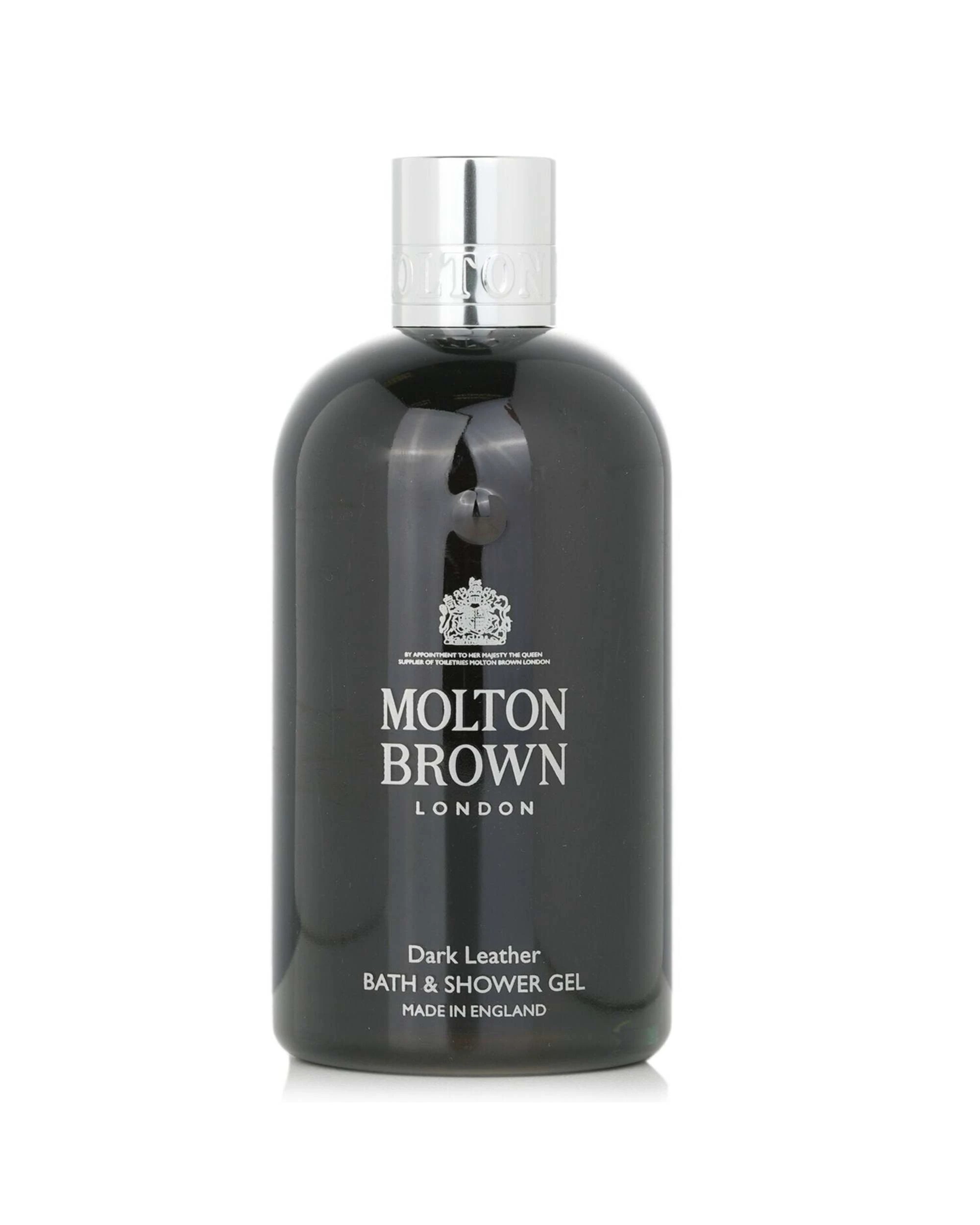 1 Molton Brown Dark Leather Bath & Shower Gel  300ml/10oz, 1 of 3
