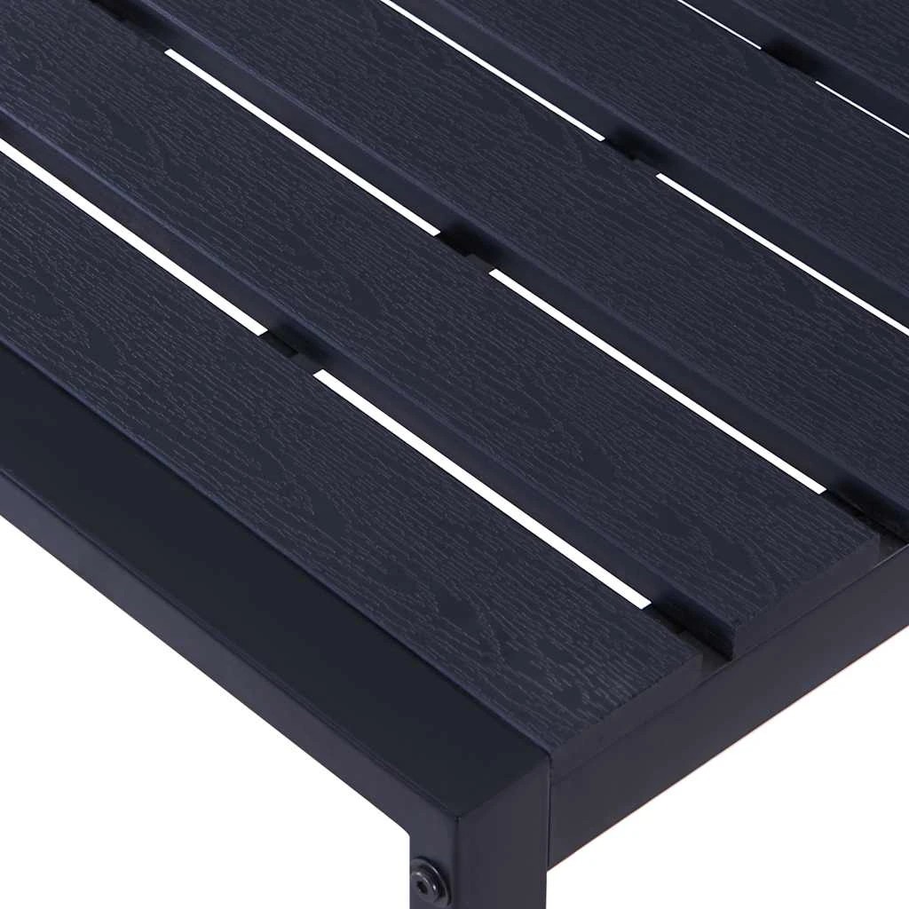 4 Vidaxl Garden Bench, Garden Benches - Black, 4 of 5