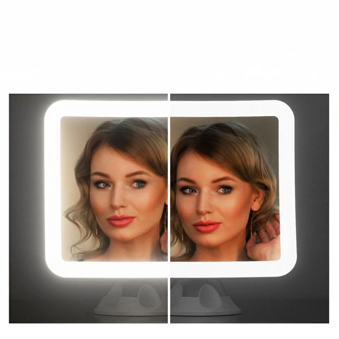 4 Embellir Makeup Mirror 10X Magnification LED Light Adjustable Rotation Cordless Suction Cup - Multi, 4 of 6