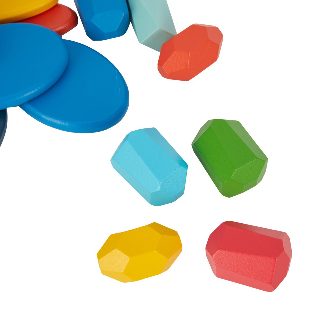 6 Wooden Stacking Stones Game, 6 of 7