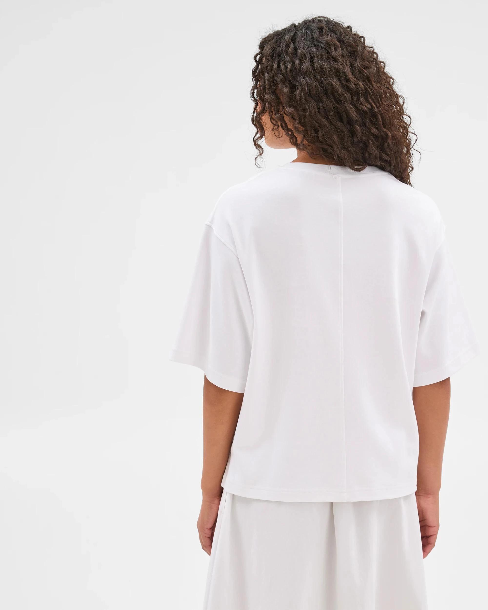 5 Target Australian Cotton Heavyweight Boxy T-Shirt WHITE, 5 of 6