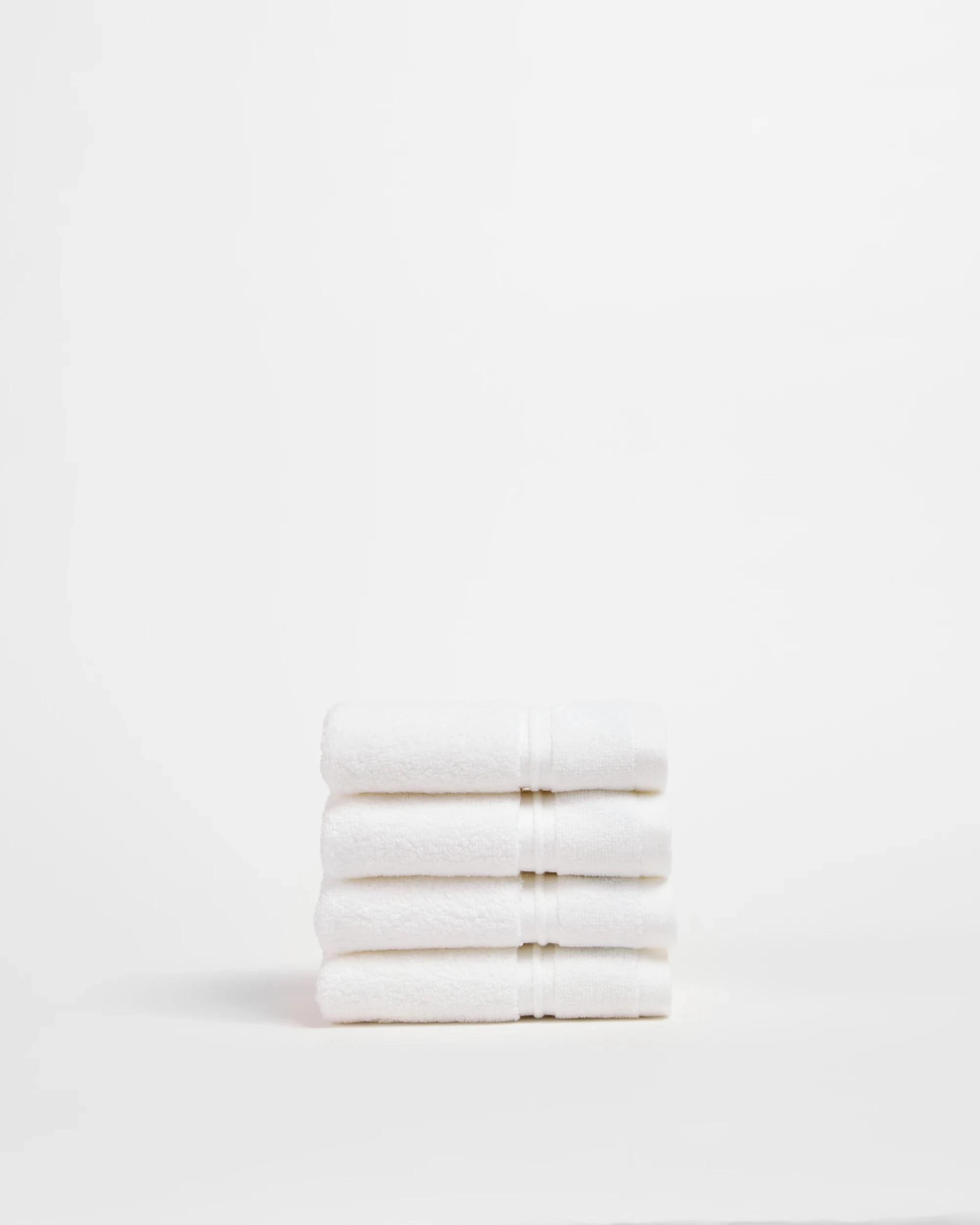 4 Target Luxury Egyptian Cotton Pile Face Washer 4 Pack - White, 4 of 4