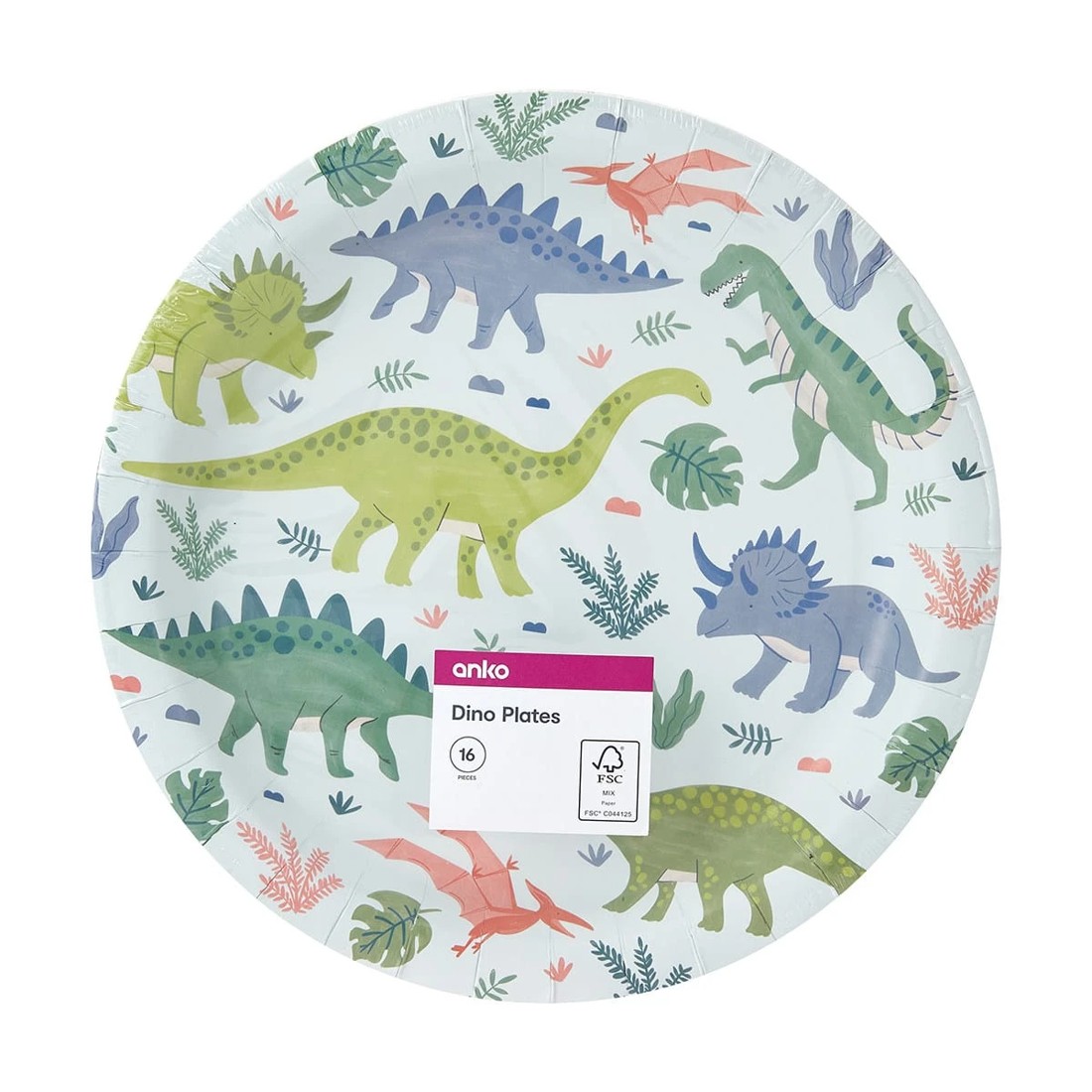 7 16 Pack Dino Paper Plates, 7 of 7