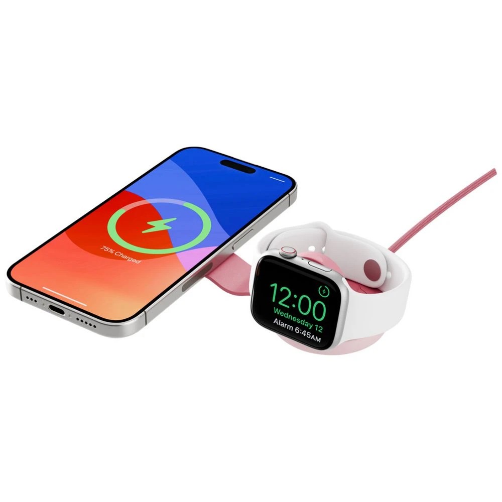 3 TwelveSouth ButterFly SE 2 in 1 Qi2 Wireless Charger Pink, 3 of 8