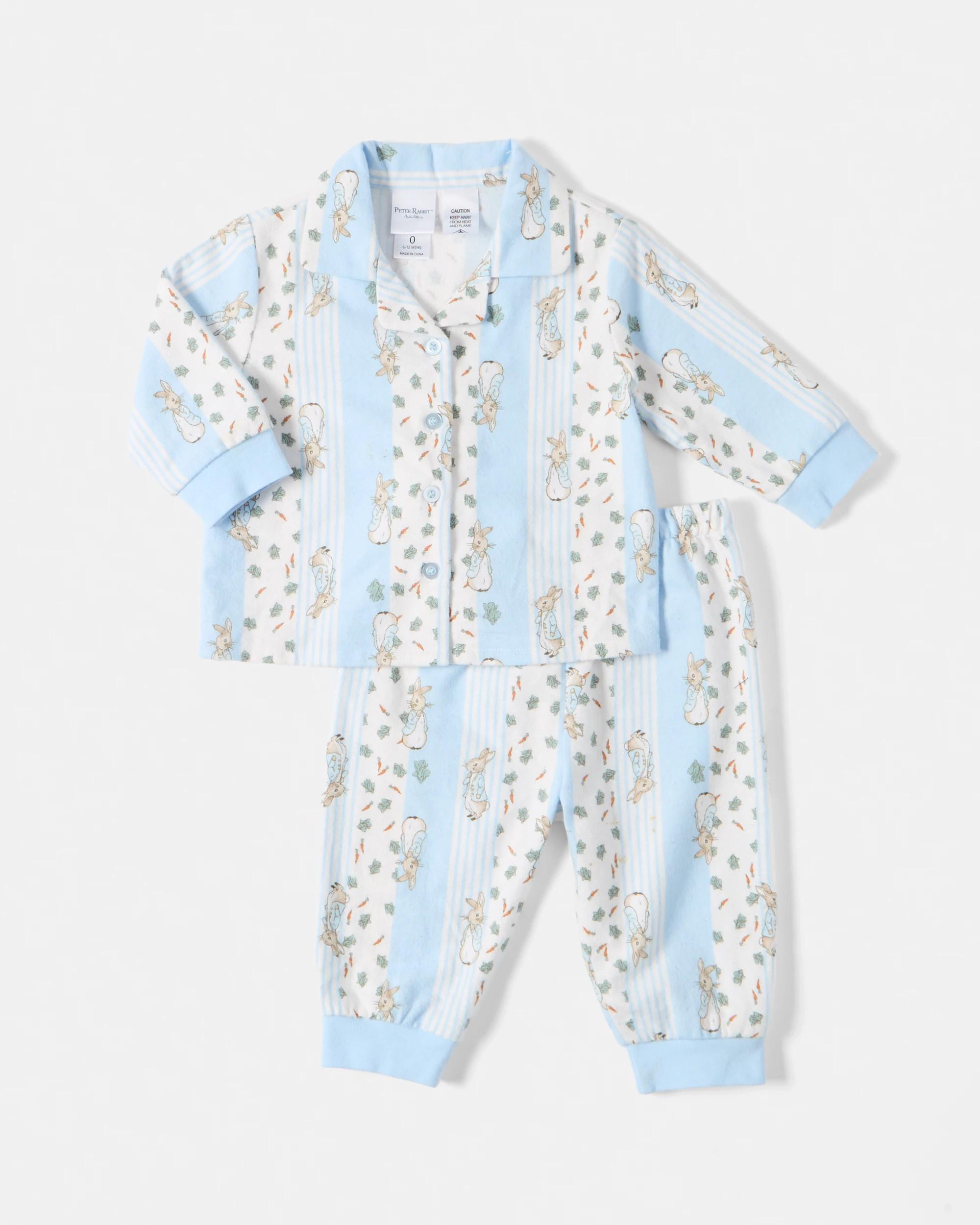 1 Peter Rabbit License Flannel Pyjama Set P Rabbit, 1 of 4