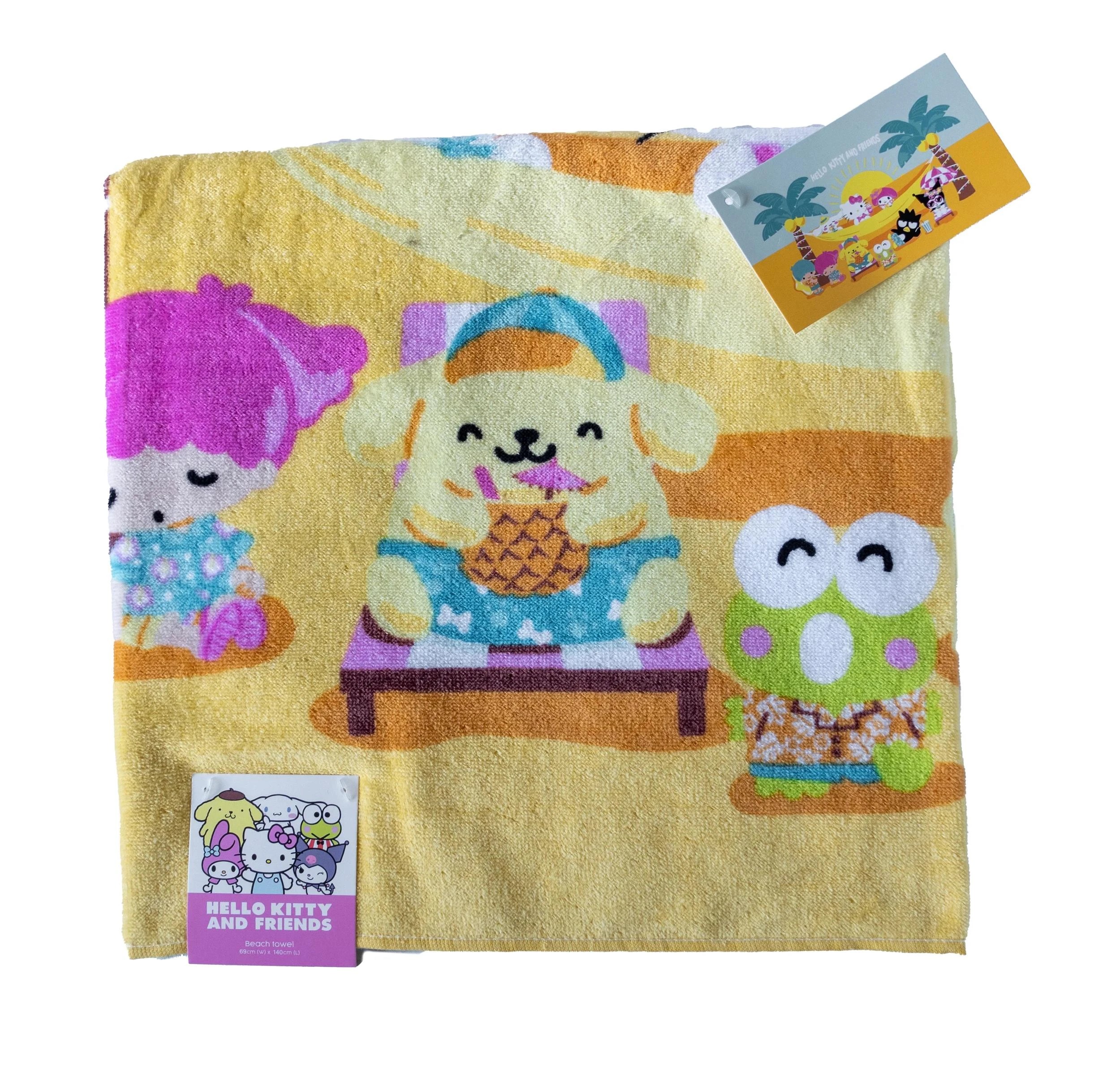 2 Hello Kitty Kids Beach Towel - Yellow, 2 of 2