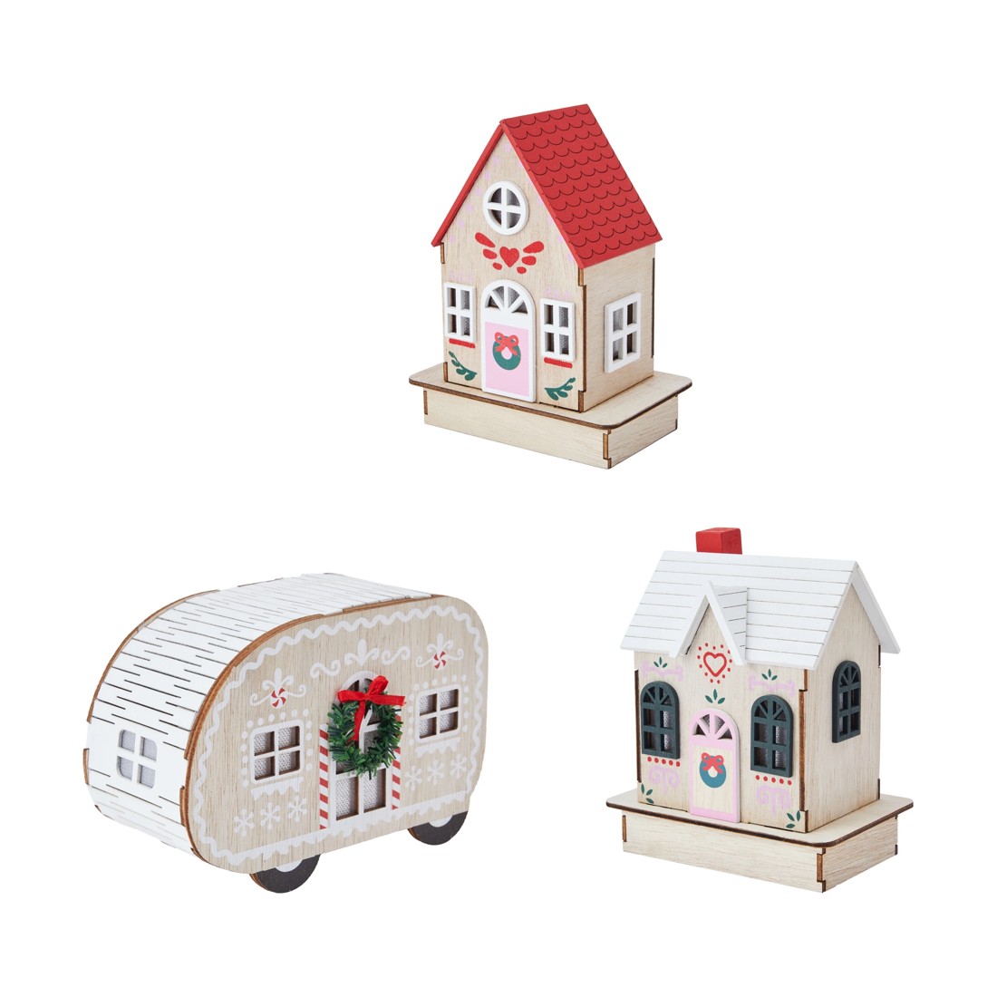 3 Light Up Small Village - Assorted, 3 of 7