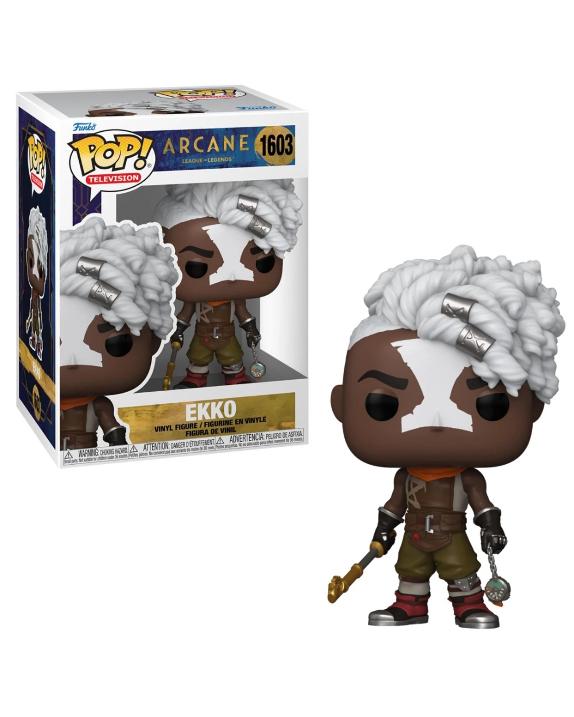 1 Arcane League of Legends Ekko Funko POP! Vinyl, 1 of 4