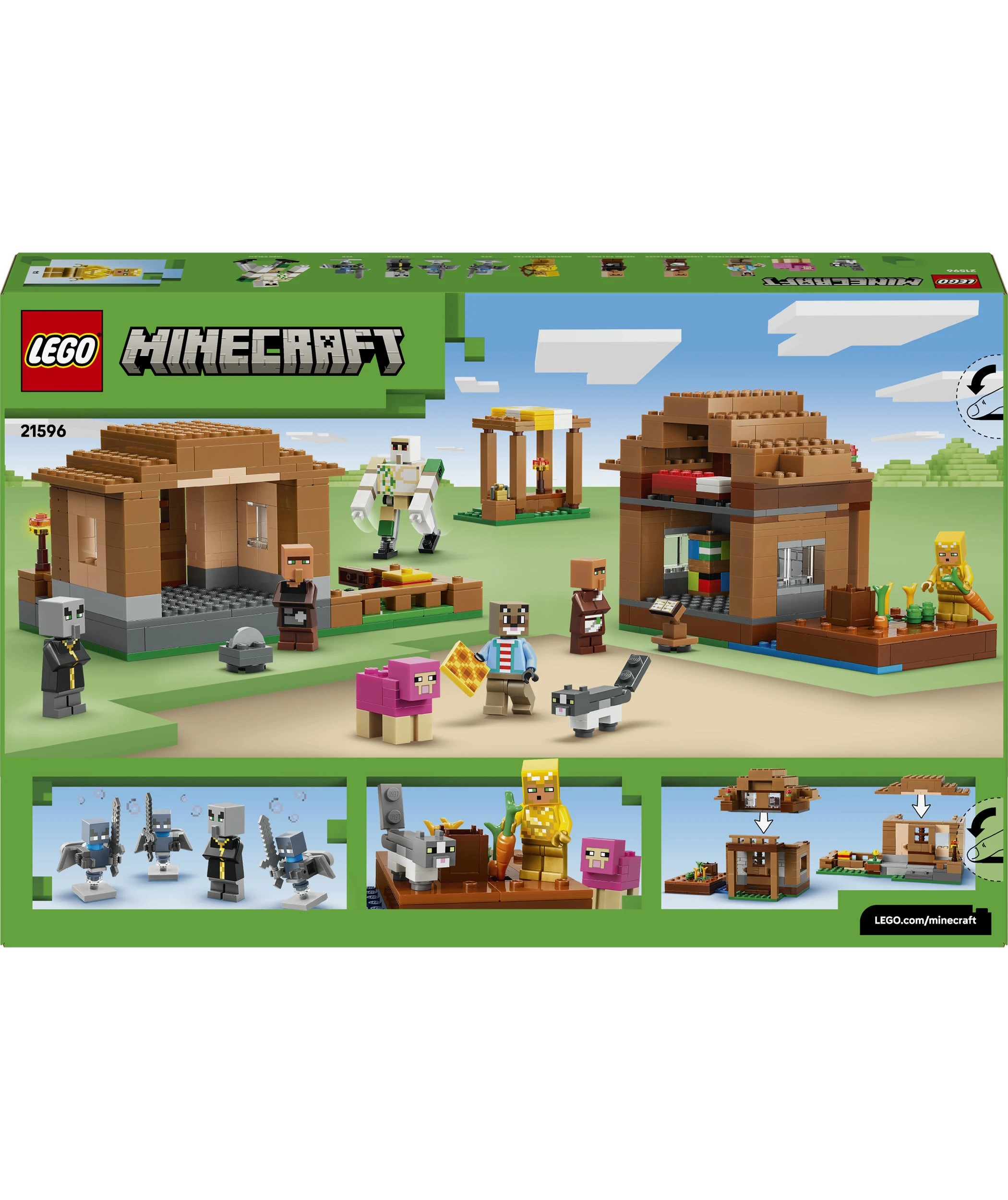 10 LEGO Minecraft Evoker Village Attack 21596, 10 of 10