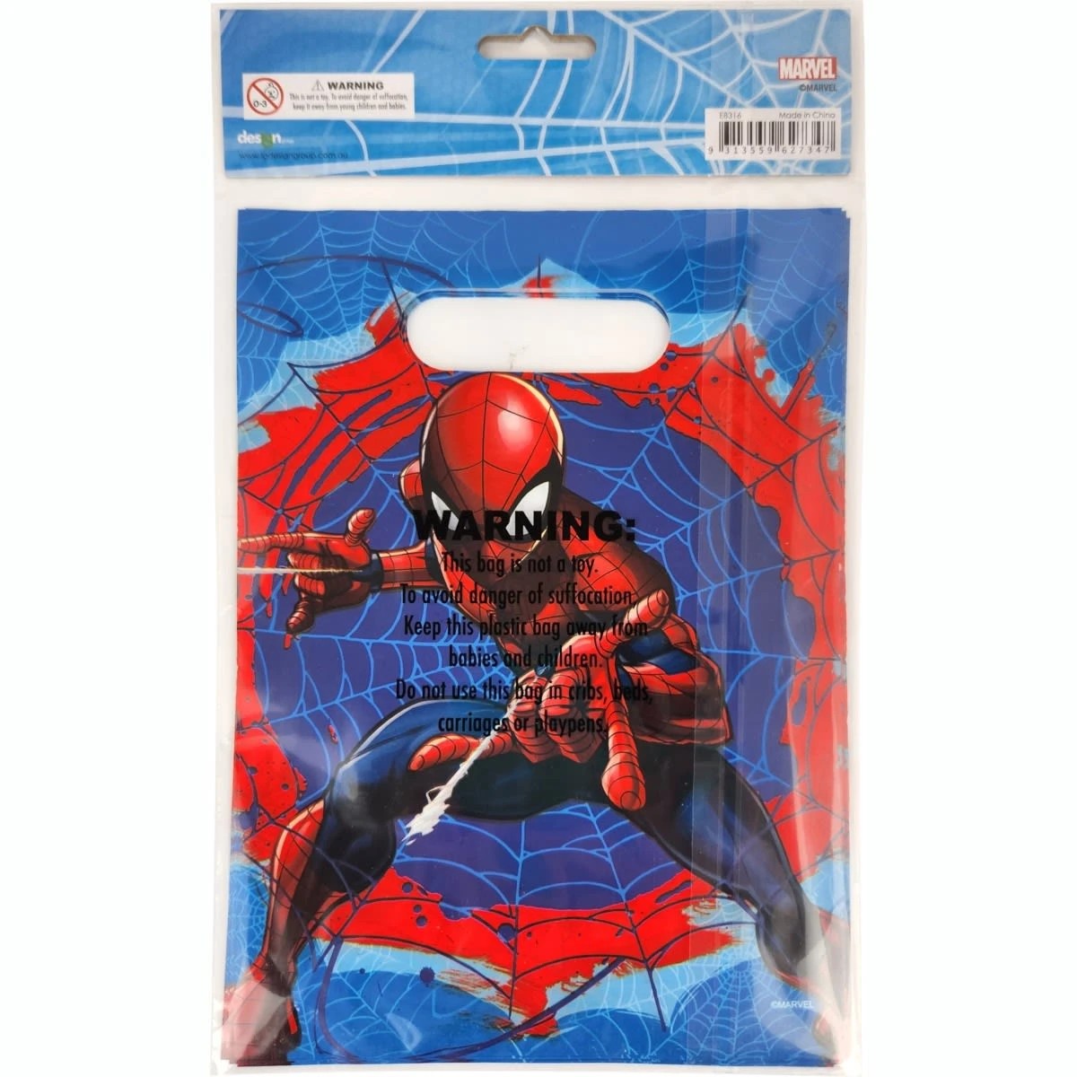 2 8 Pack Marvel Spider-Man Party Bags, 2 of 3