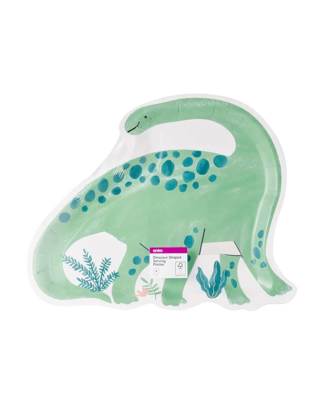 7 6 Piece Dinosaur Shaped Serving Platters, 7 of 7