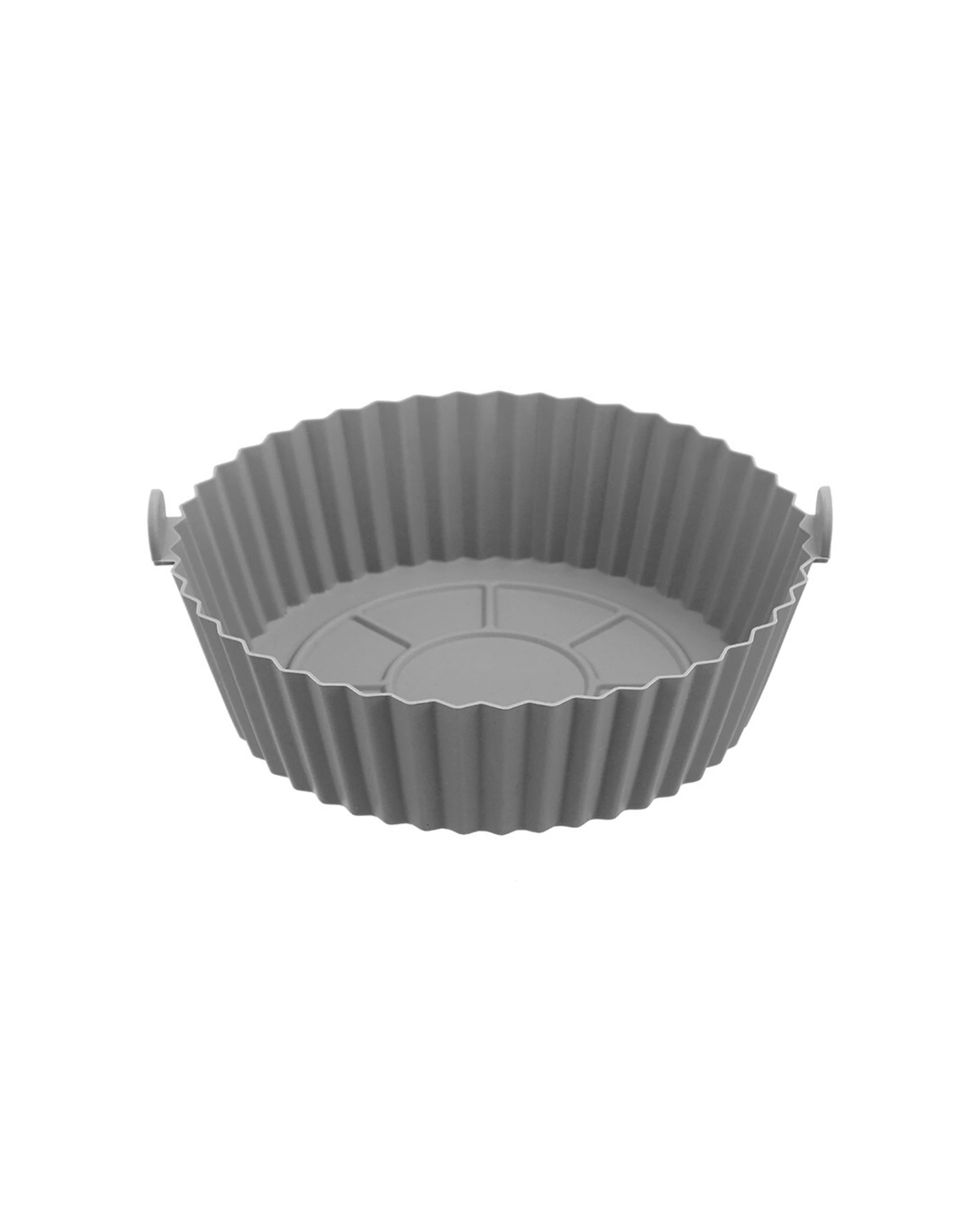 5 Lemon & Lime 16pc Silicone Air Fryer Tray Round 20x6cm Food Grade BPA - Multi, 5 of 6
