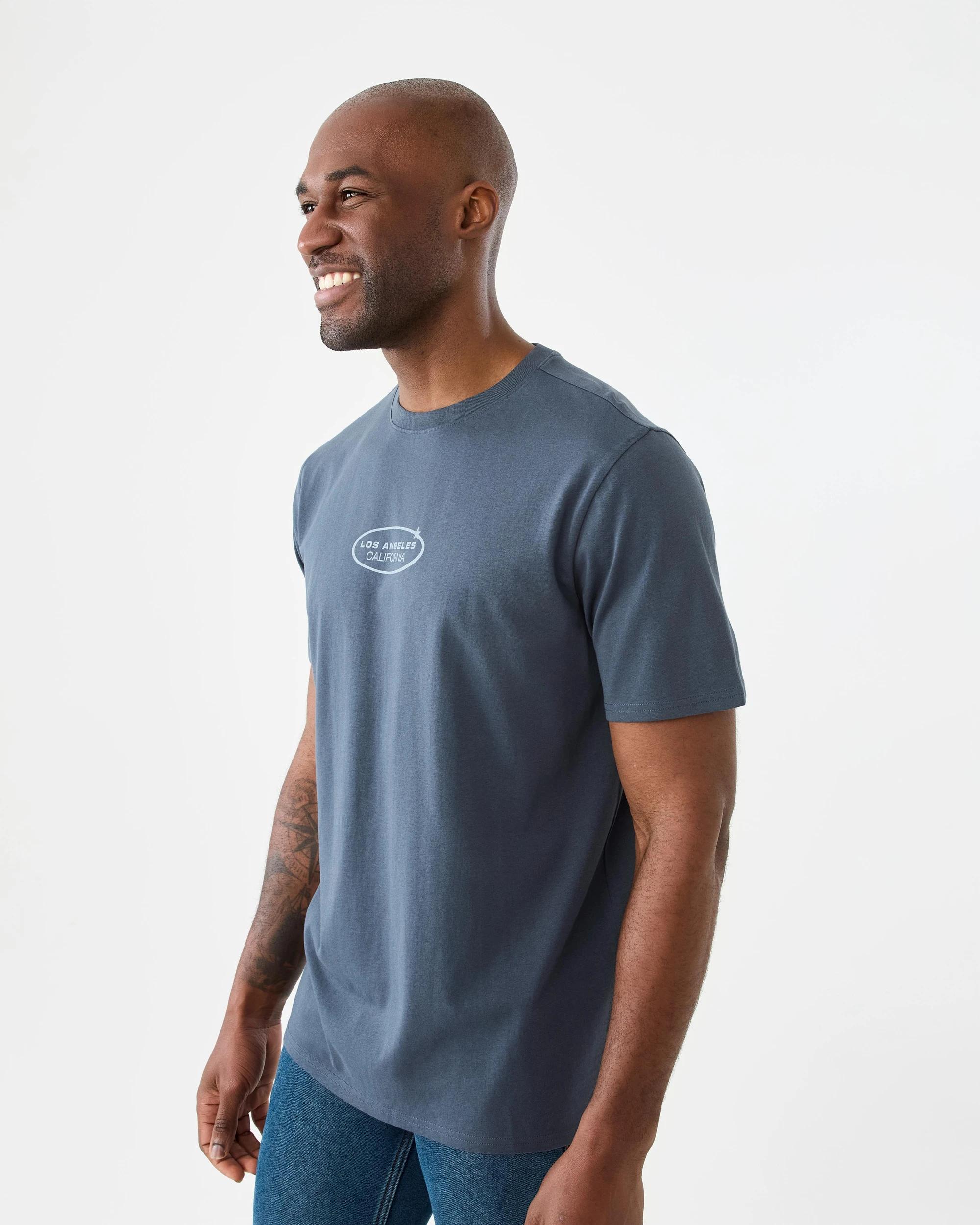 2 Print T-shirt Blu La, 2 of 6