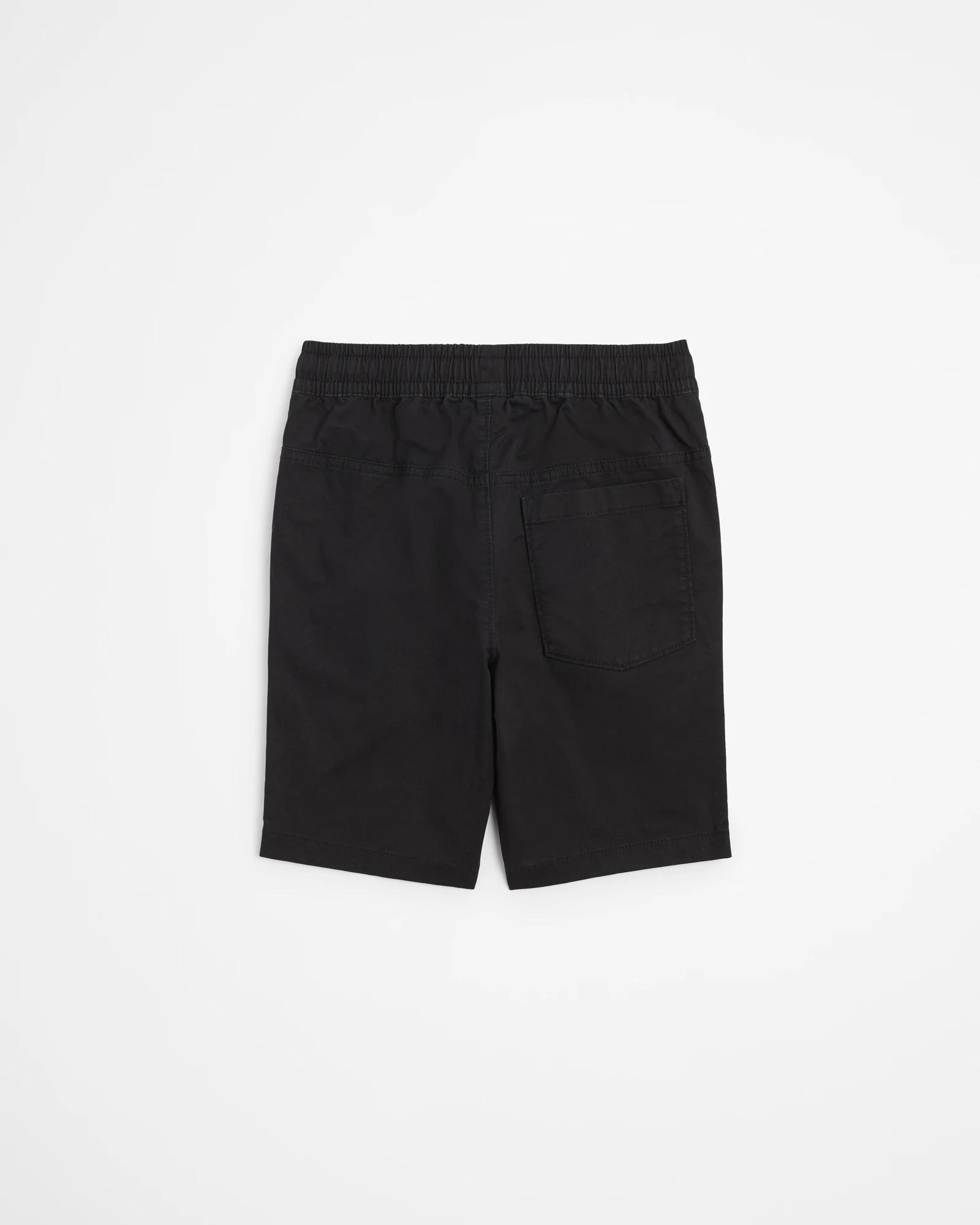 6 Target Elastic Waist Chino Shorts BLACK, 6 of 6