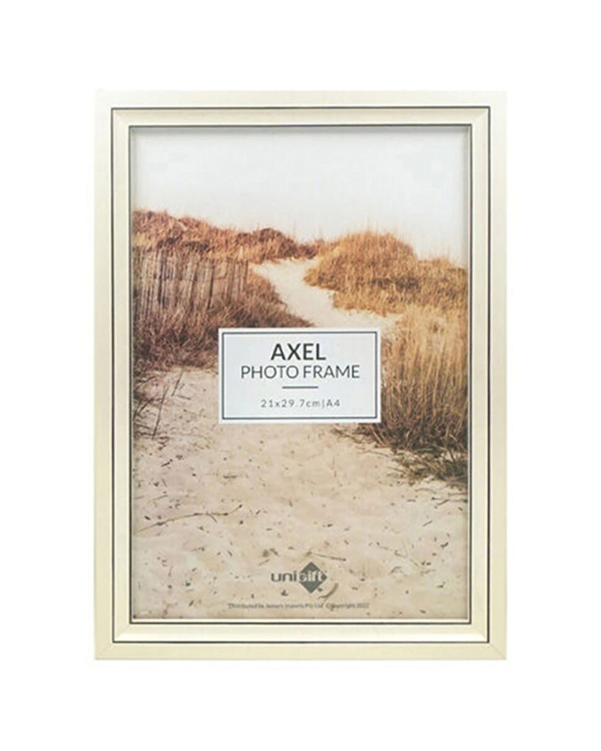 1 Unigift Axel Glass Home Decor Picture Photo Frame A4 21x29.7cm - Multi, 1 of 1