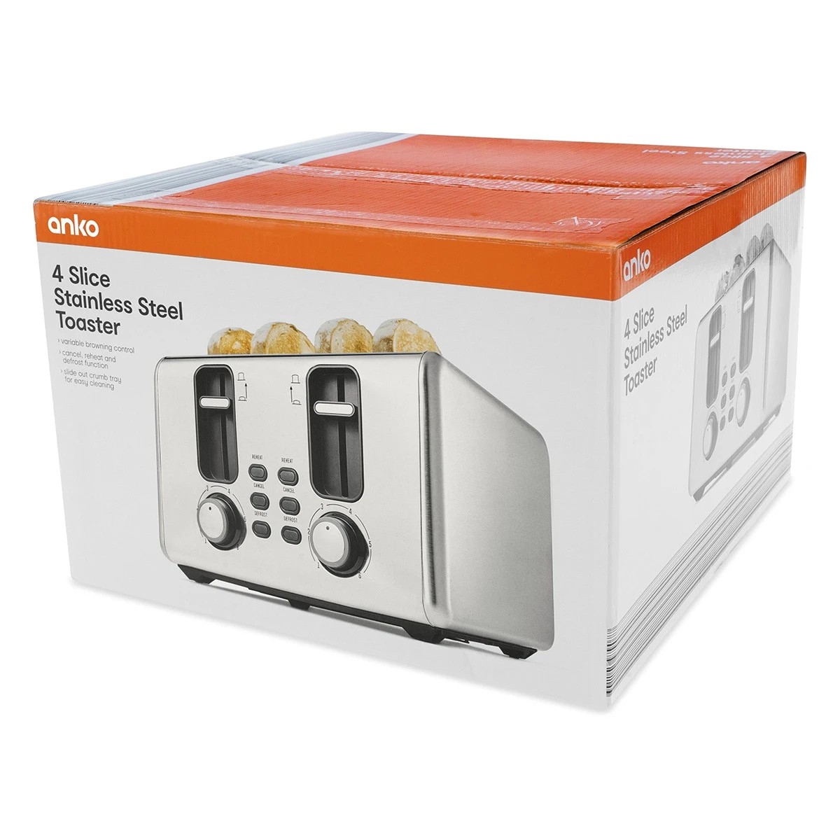 10 4 Slice Stainless Steel Toaster, 10 of 10