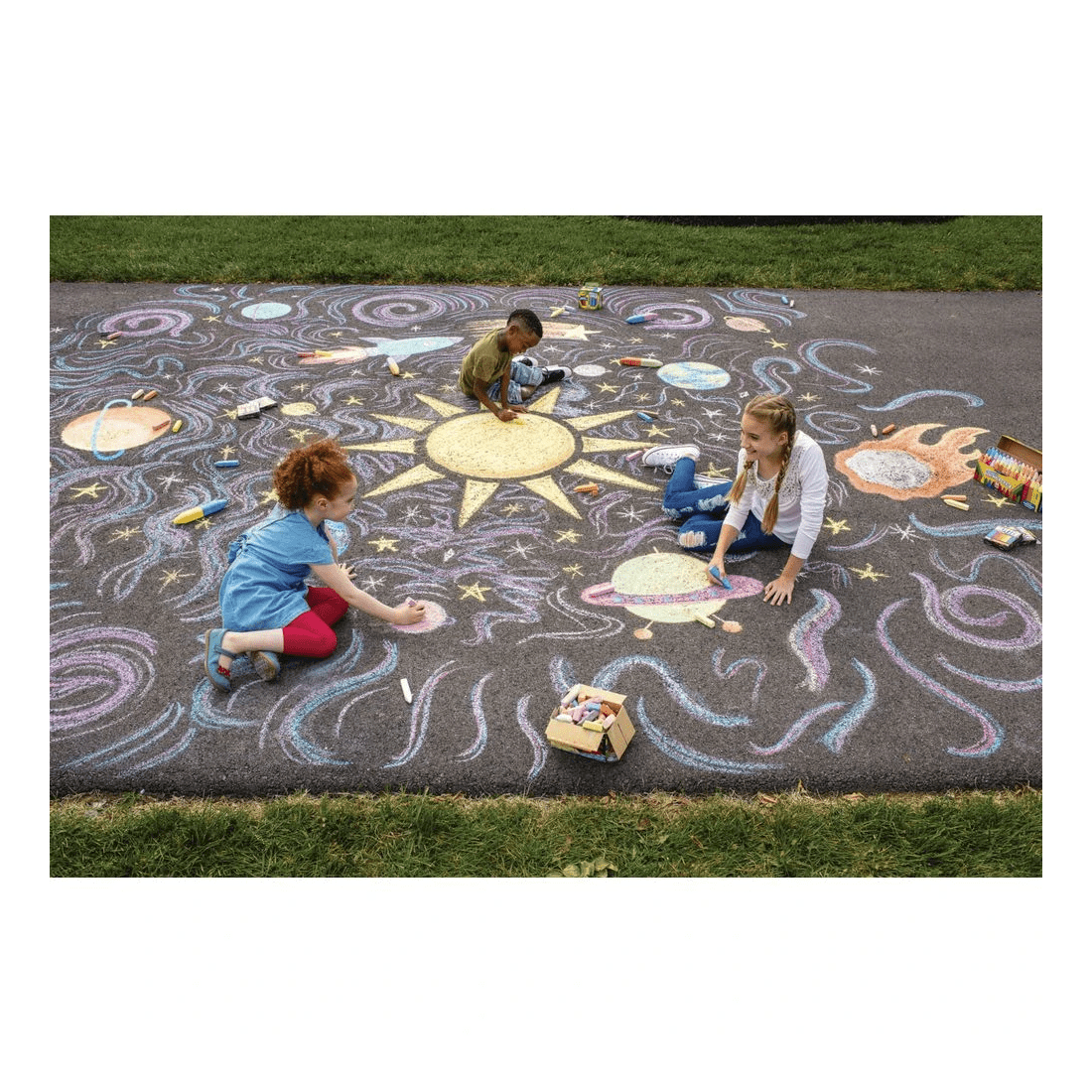 3 Crayola Washable Sidewalk Chalk 48 Pack, 3 of 4