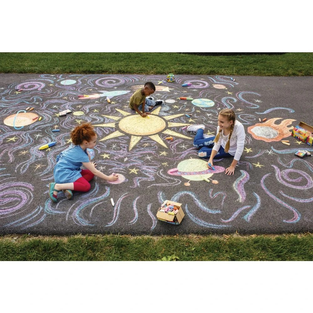 3 Crayola Washable Sidewalk Chalk 48 Pack, 3 of 4