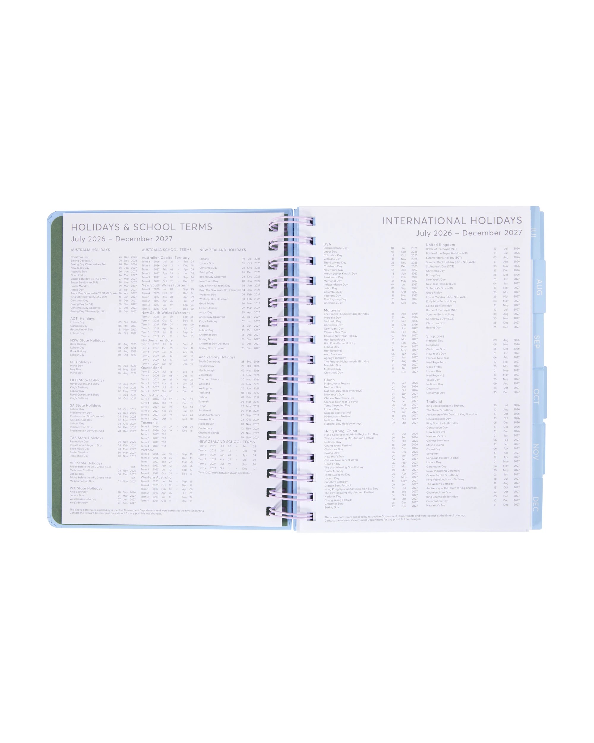 6 26/27 Weekly Diary - Blue, 6 of 8